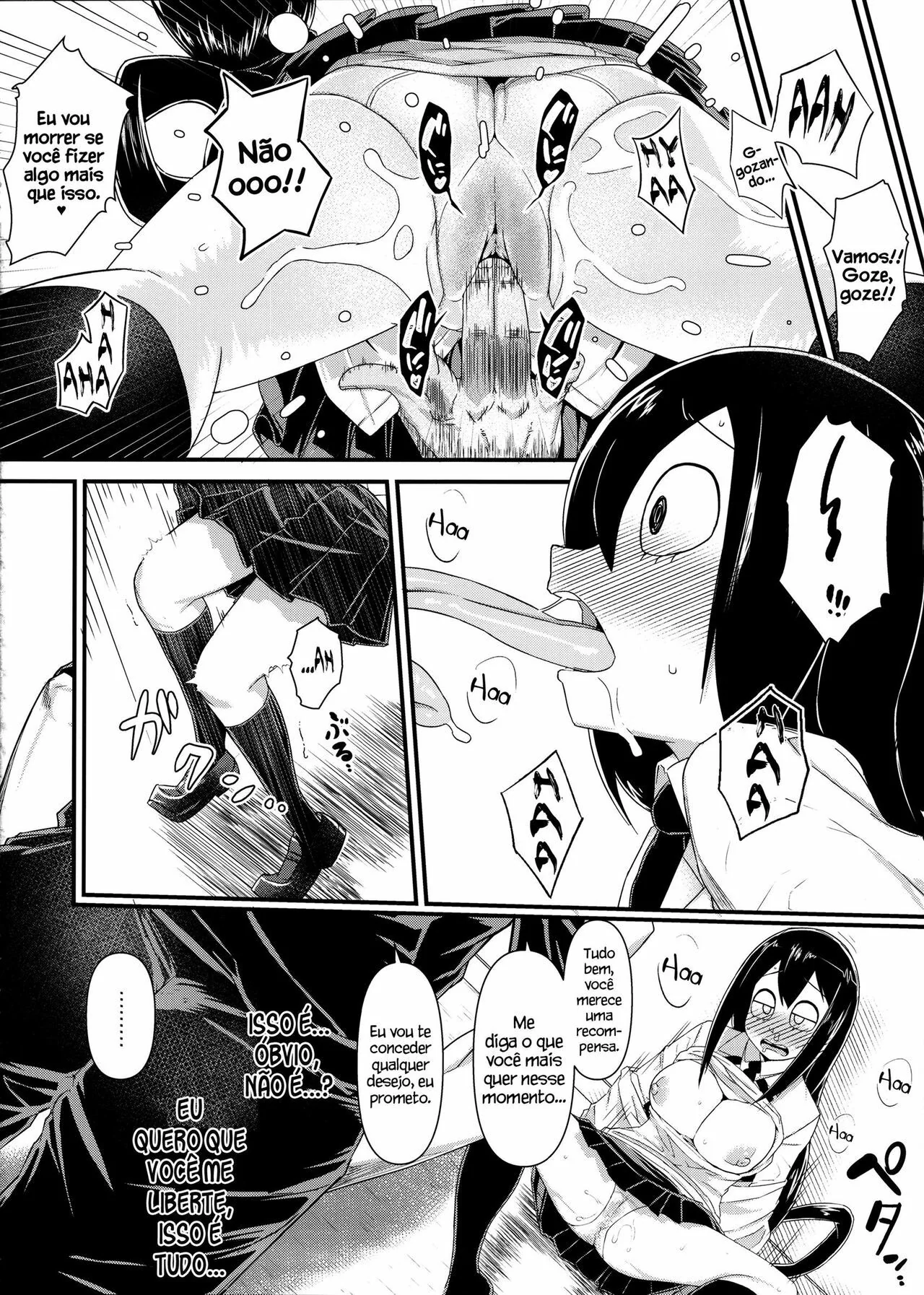 Boku no Hero Academia: Menina Da Temporada Chuvosa – Putaria na Escola dos Super-Heróis em HQ Brasileiro