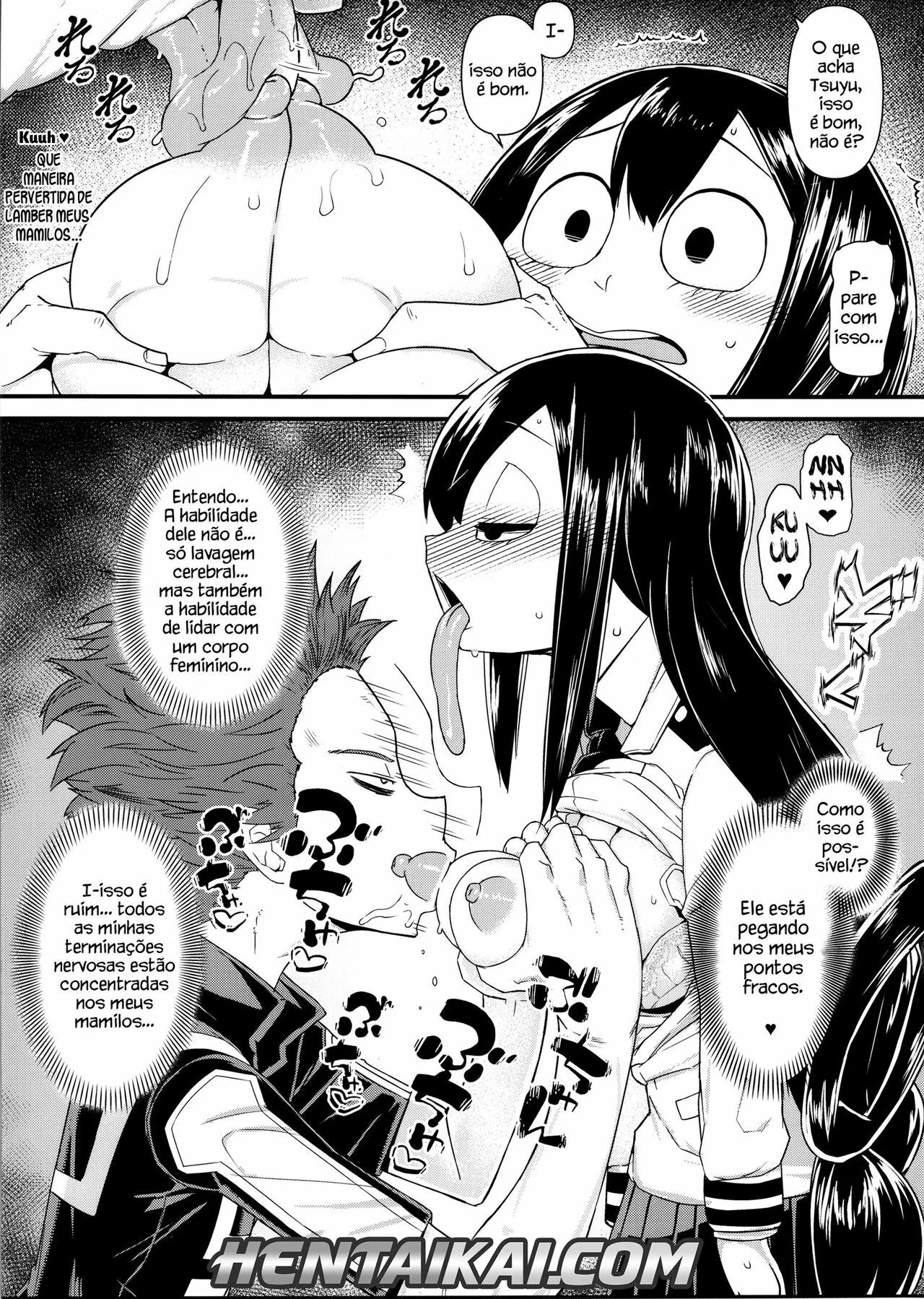 Boku no Hero Academia: Menina Da Temporada Chuvosa – Putaria na Escola dos Super-Heróis em HQ Brasileiro