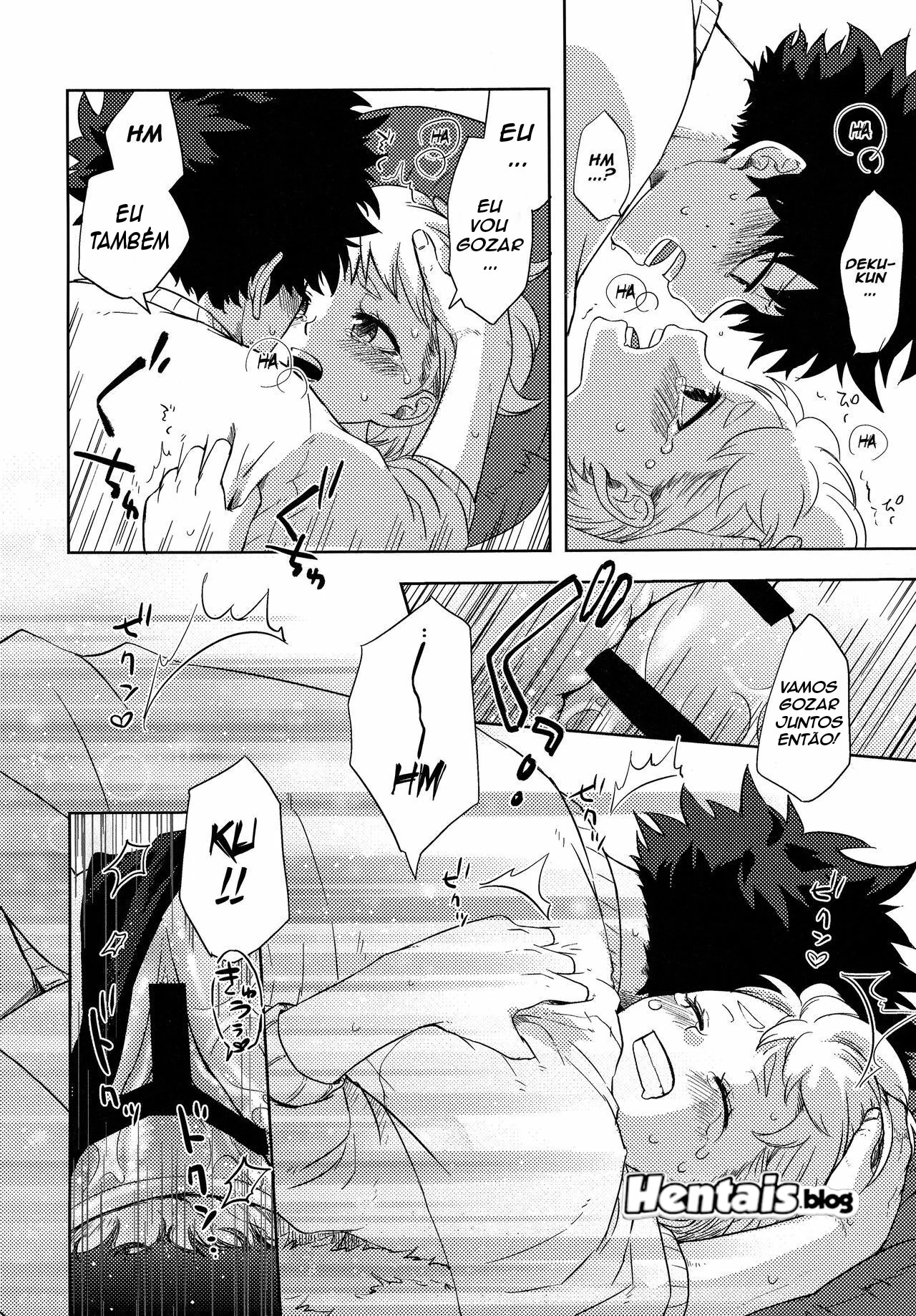 Boku no Hero Academia: Ochako Uraraka dando a buceta para Izuku Midoriya em Hentai HQ Brasileiro