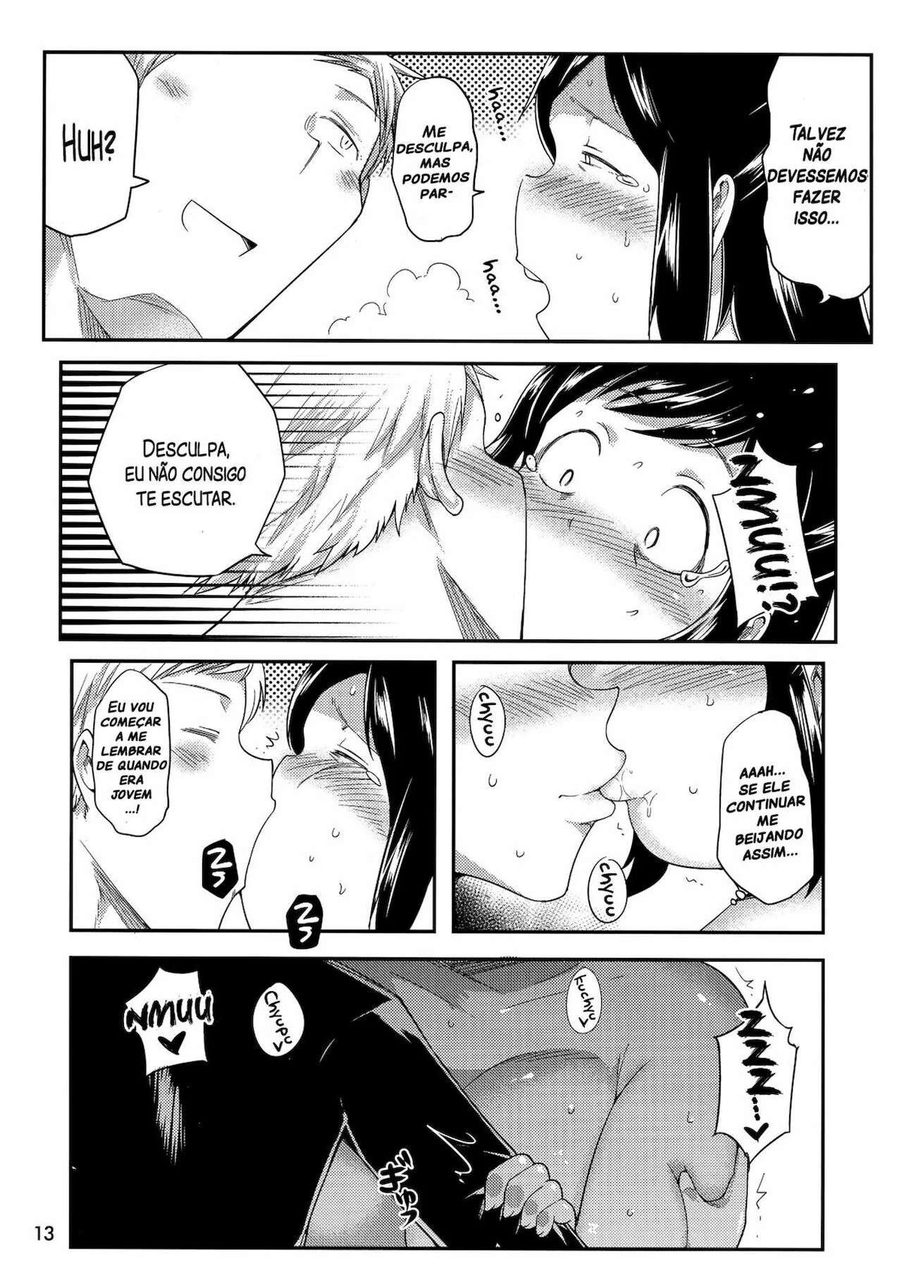 Fodendo a Mãe do Midoriya: Uma Tarada Precisa de Rola em HQ Brasileiro