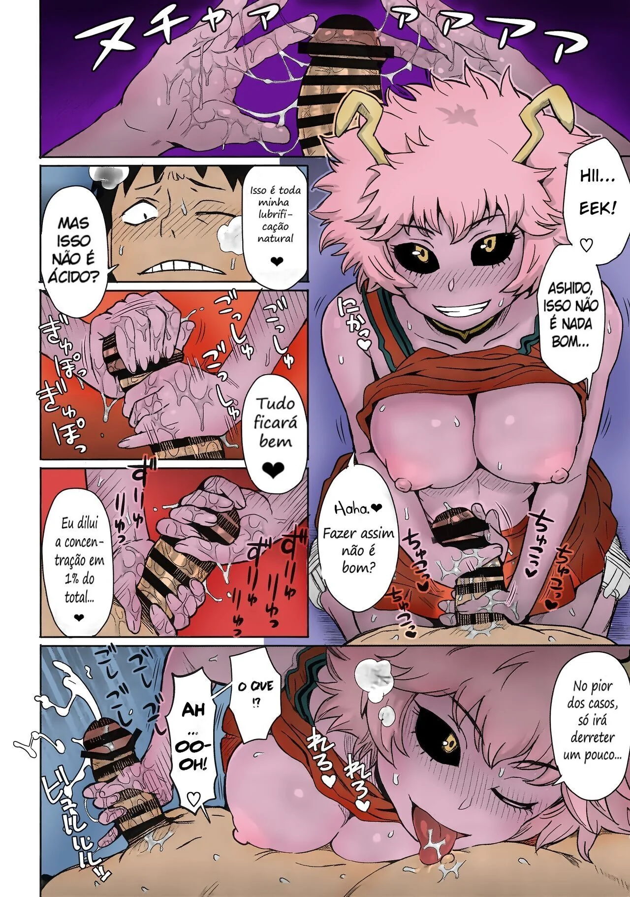 Prostituição em Urarakas: Putaria e Foda em Boku no Hero Hentai HQ Brasileiro