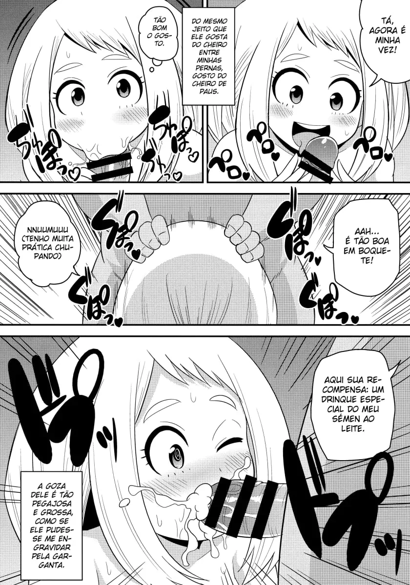 Uraraka Piranha de Boku no Hero Fodendo Por Dinheiro em Hentai HQ