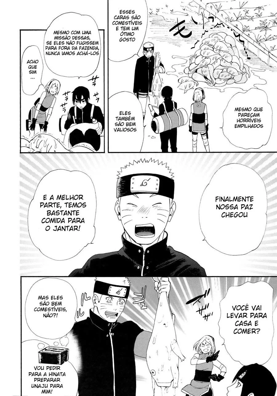 Naruto Clonado: Orgia com Hinata e seus Peitões em HQ Brasileiro