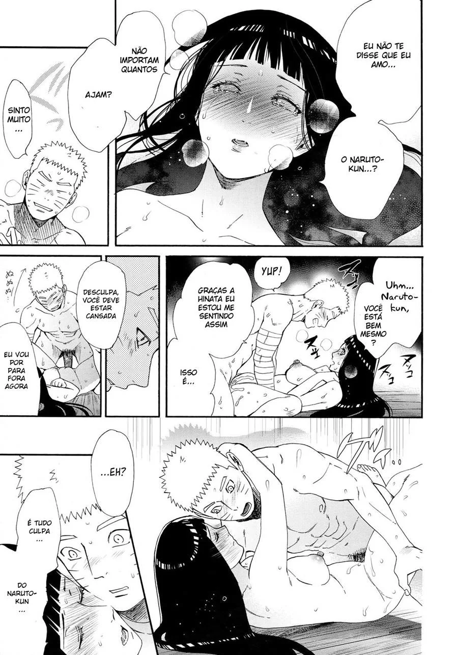 Naruto Clonado: Orgia com Hinata e seus Peitões em HQ Brasileiro
