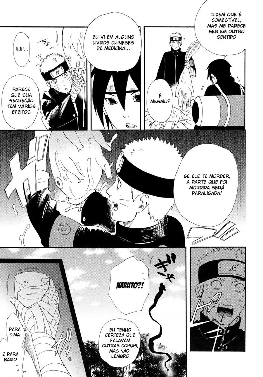 Naruto Clonado: Orgia com Hinata e seus Peitões em HQ Brasileiro