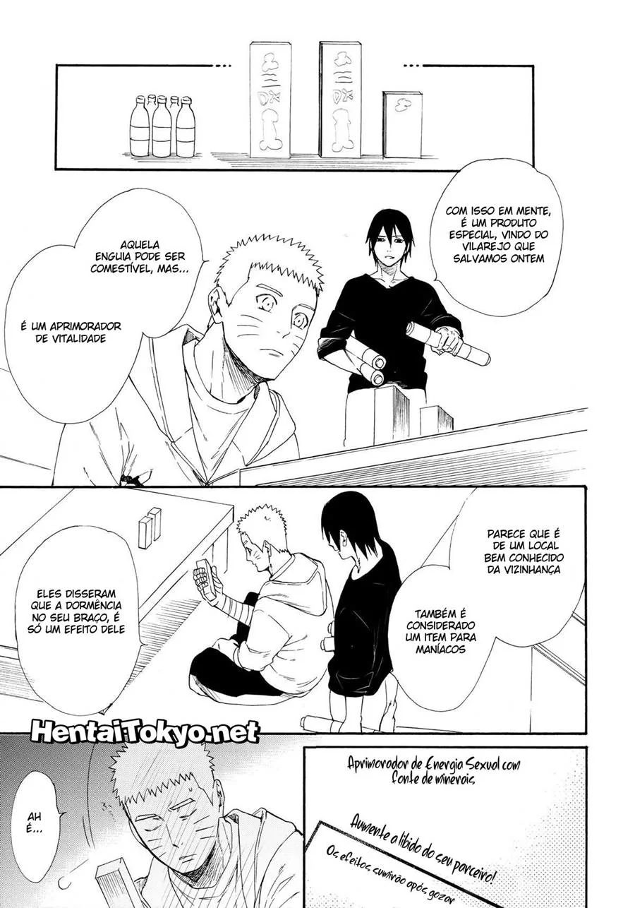 Naruto Clonado: Orgia com Hinata e seus Peitões em HQ Brasileiro