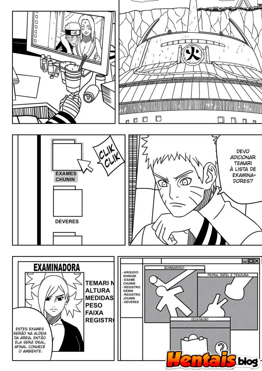 Boruto Metendo Fundo na Buceta da Piranha Temari – HQ Brasileiro em Hentai