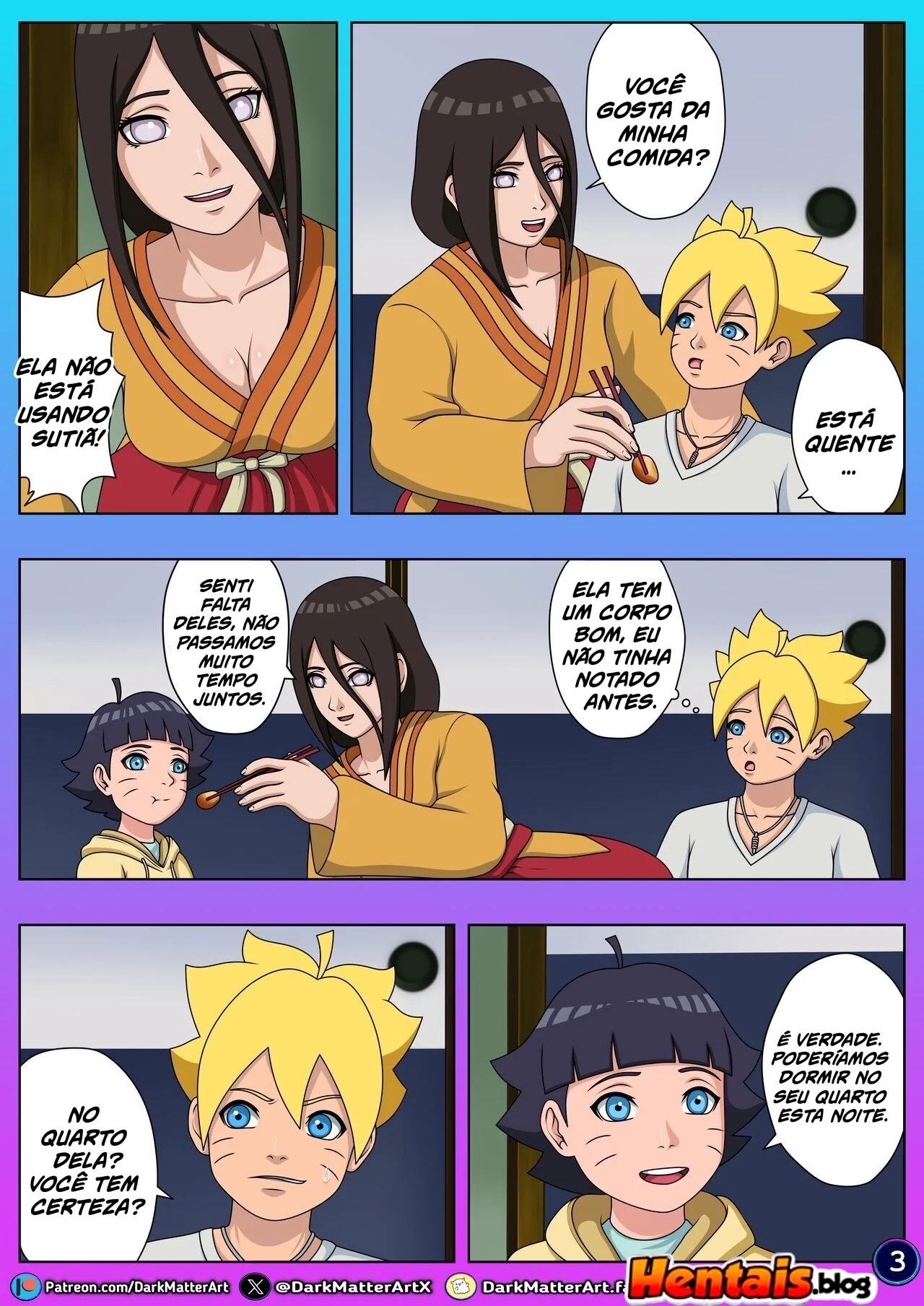 Boruto: Piranha da Tia – Confusão de Incesto em HQ Brasileiro