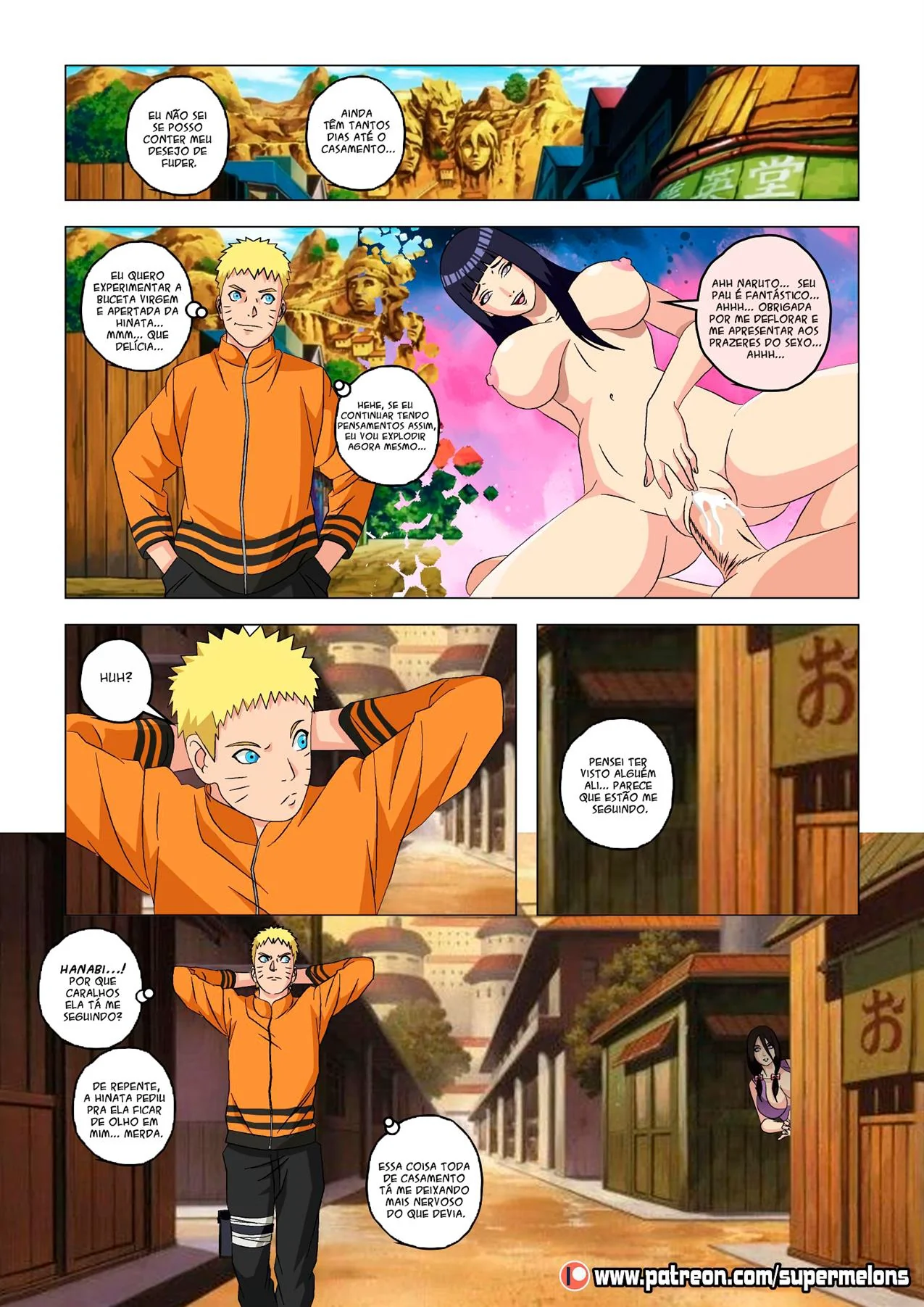 [REVISAR POST ⚠️✏️] Boruto Hentai: Hanabi Intrometida