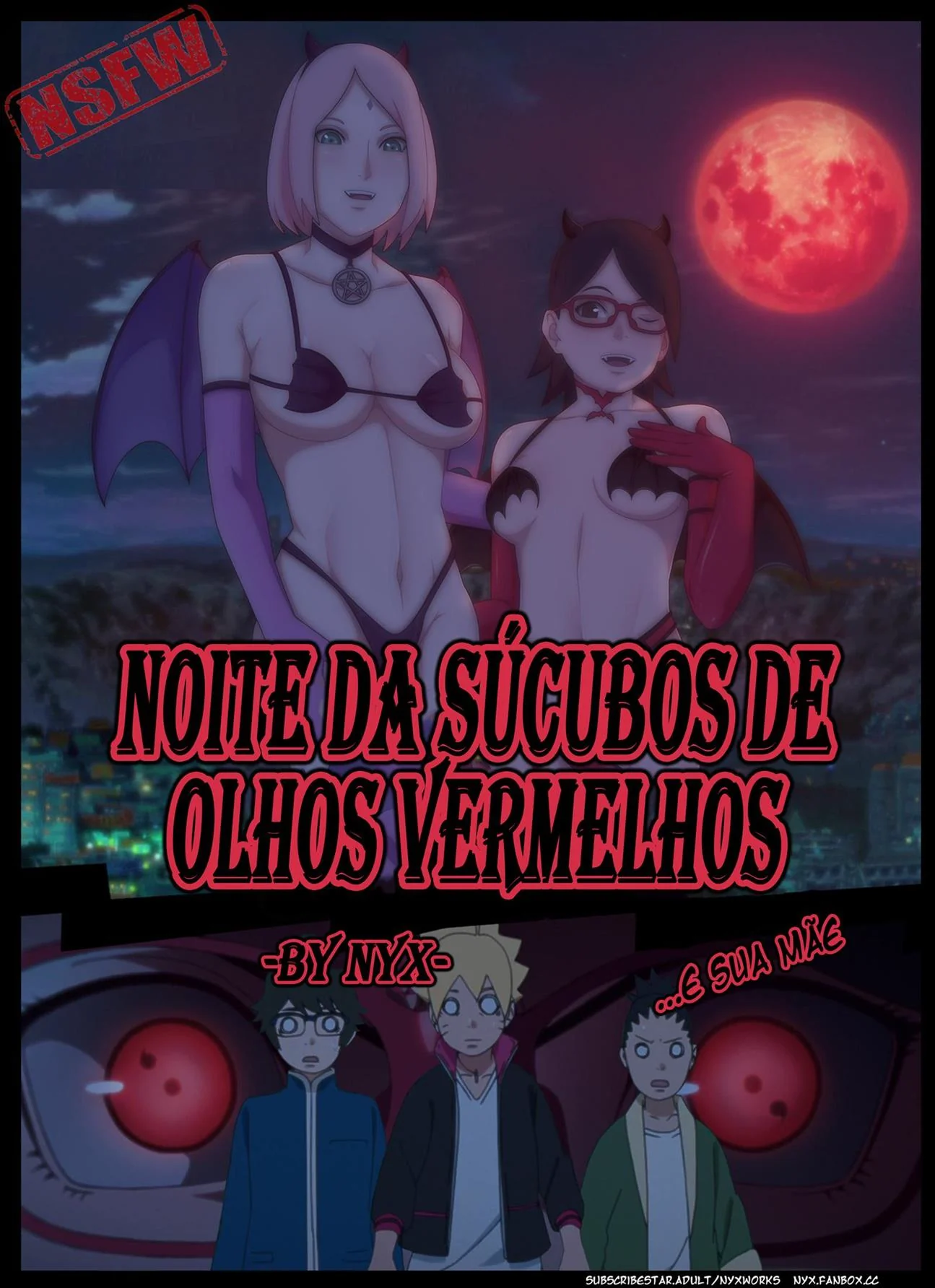 Boruto e Sarada na Noite da Safadeza – HQ de Hentai Brasileiro