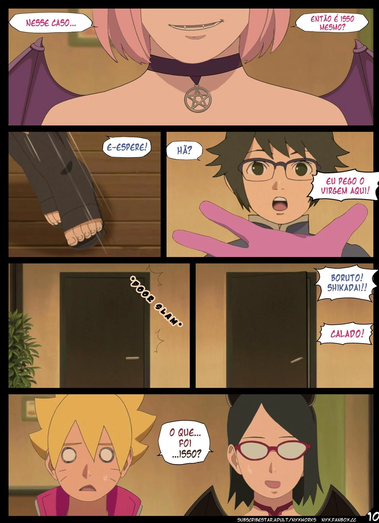 Boruto e Sarada na Noite da Safadeza – HQ de Hentai Brasileiro