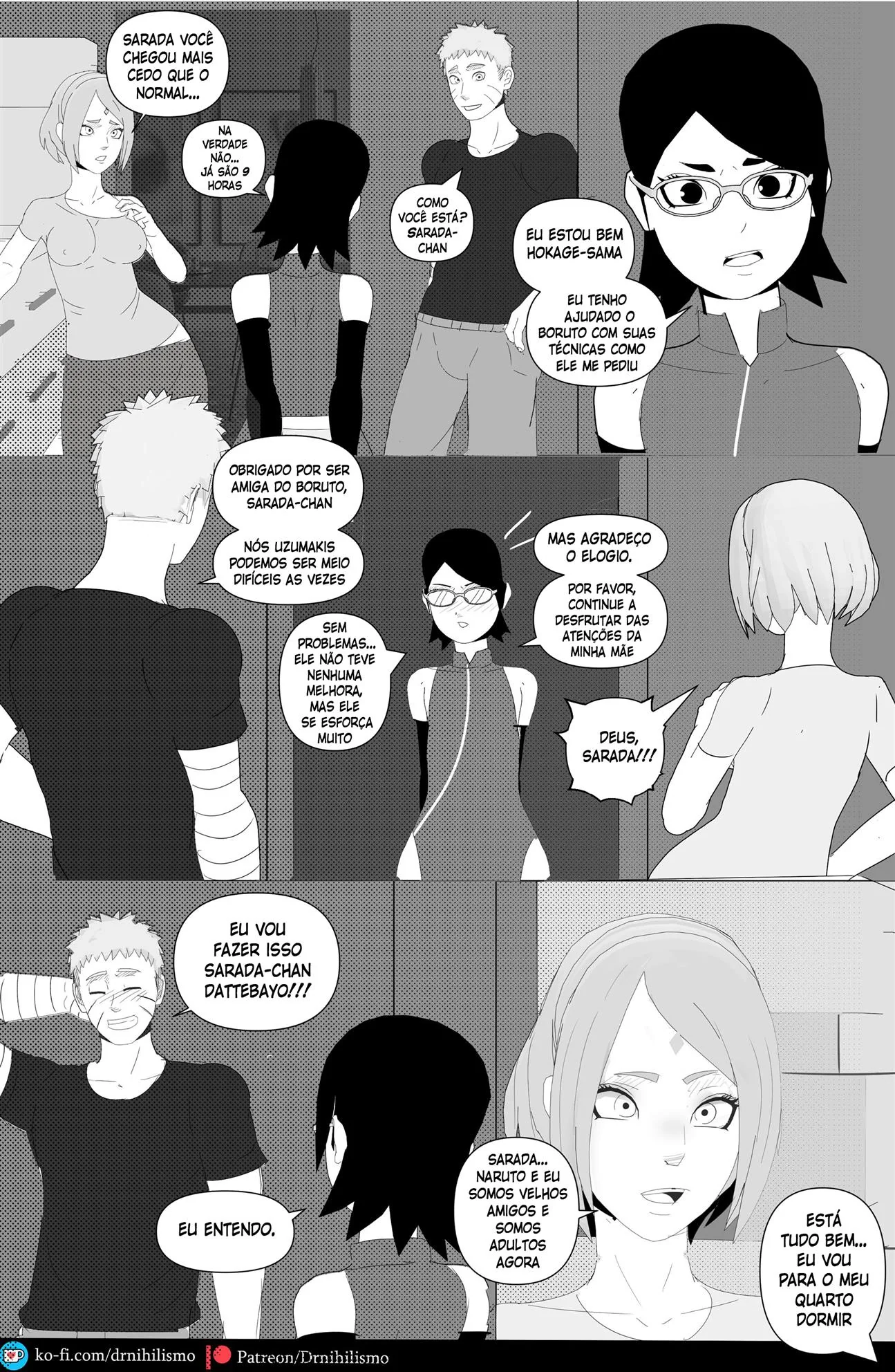 Sarada e seu Mangekyo Sharingan: A piranha bucetuda do clã Uchiha” em Hentai HQ