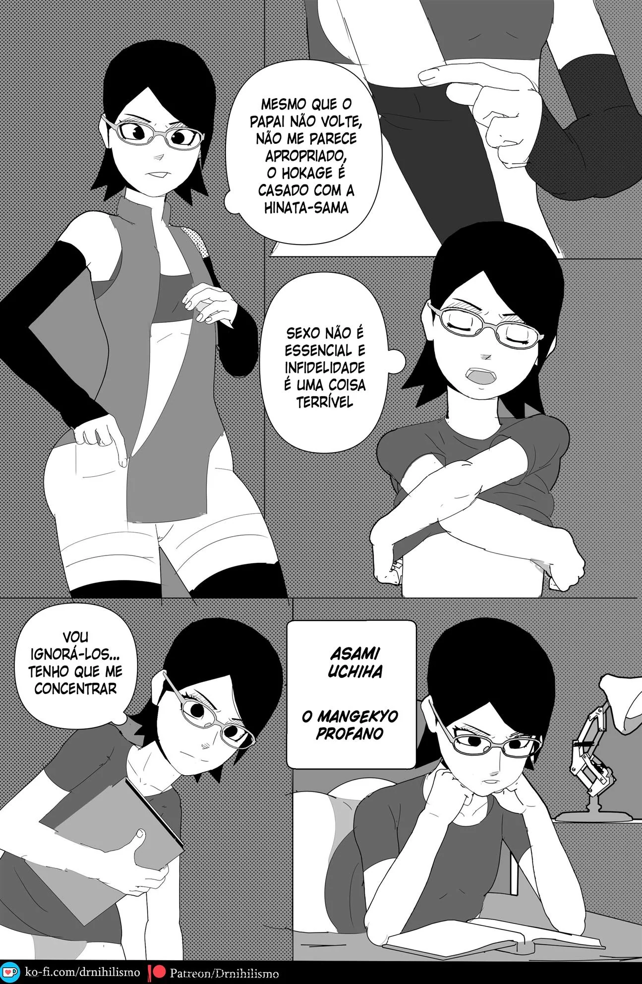 Sarada e seu Mangekyo Sharingan: A piranha bucetuda do clã Uchiha” em Hentai HQ