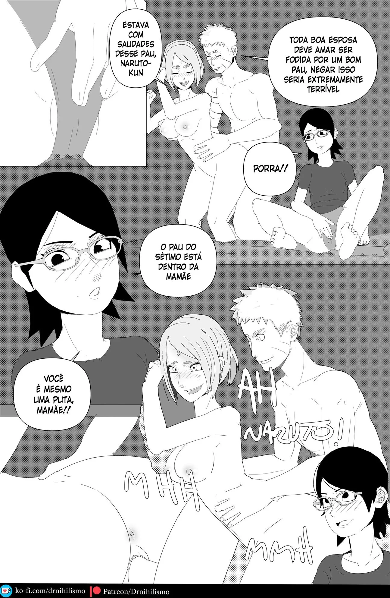 Sarada e seu Mangekyo Sharingan: A piranha bucetuda do clã Uchiha” em Hentai HQ