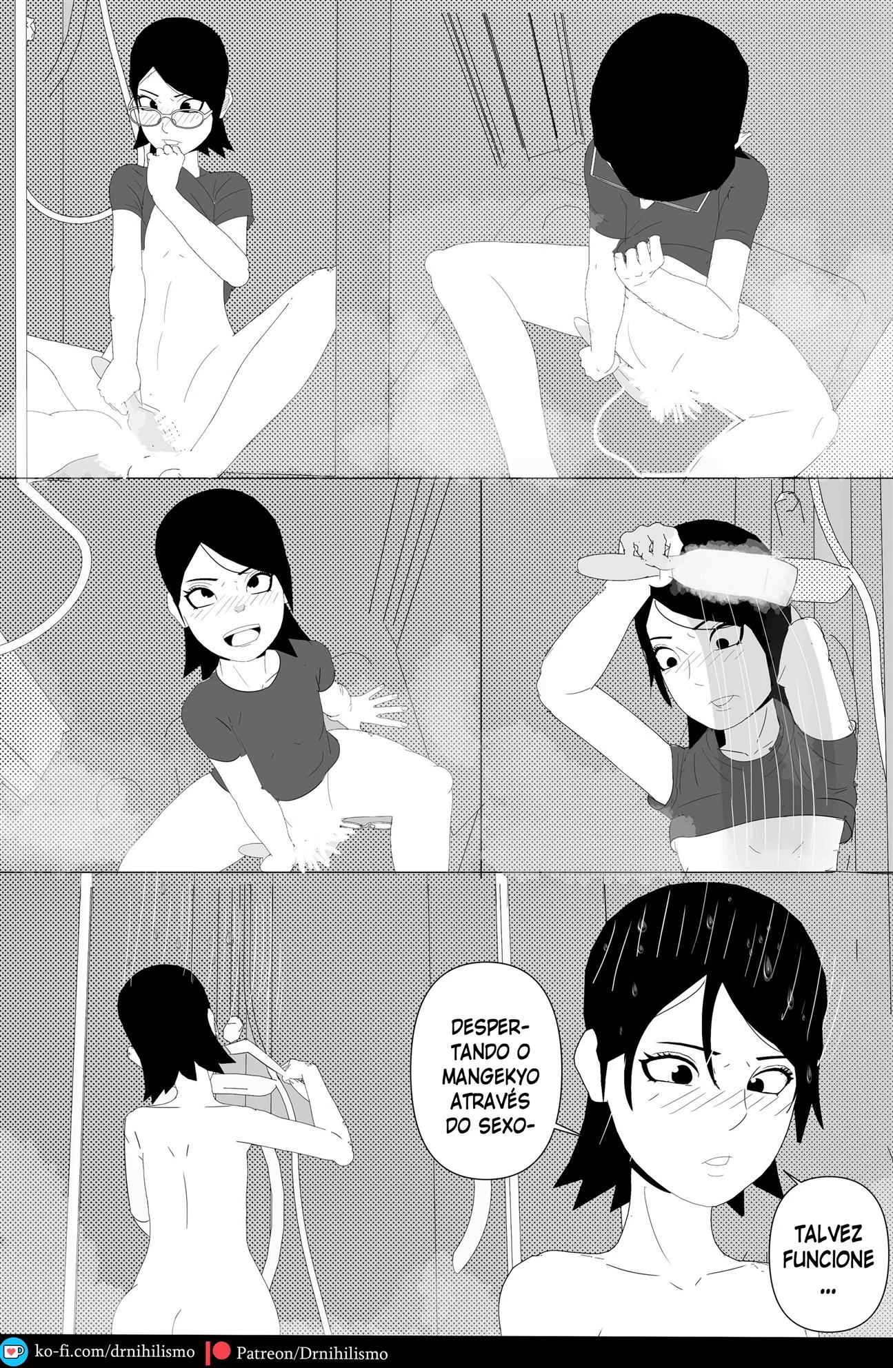 Sarada e seu Mangekyo Sharingan: A piranha bucetuda do clã Uchiha” em Hentai HQ