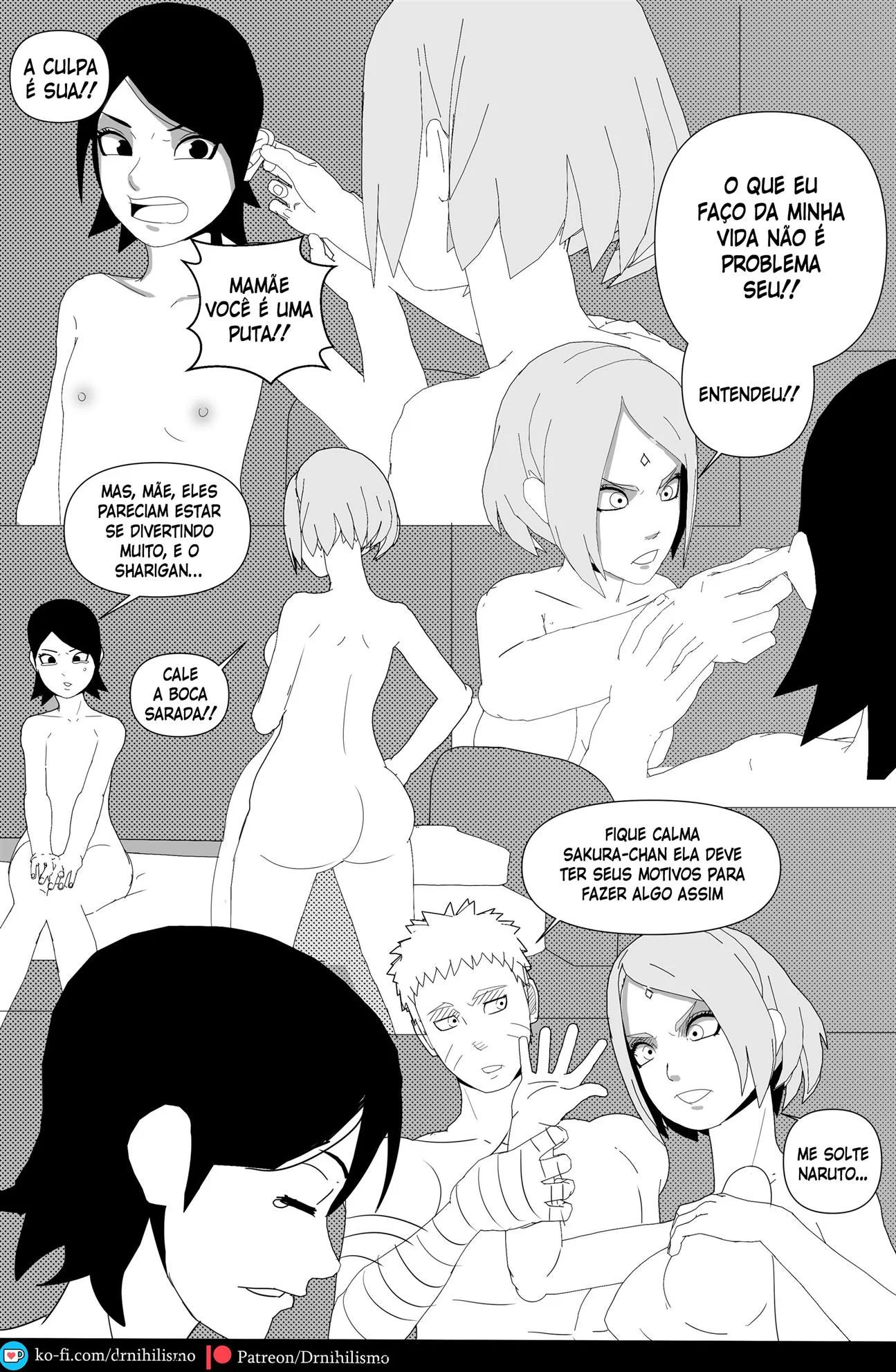 Sarada e seu Mangekyo Sharingan: A piranha bucetuda do clã Uchiha” em Hentai HQ
