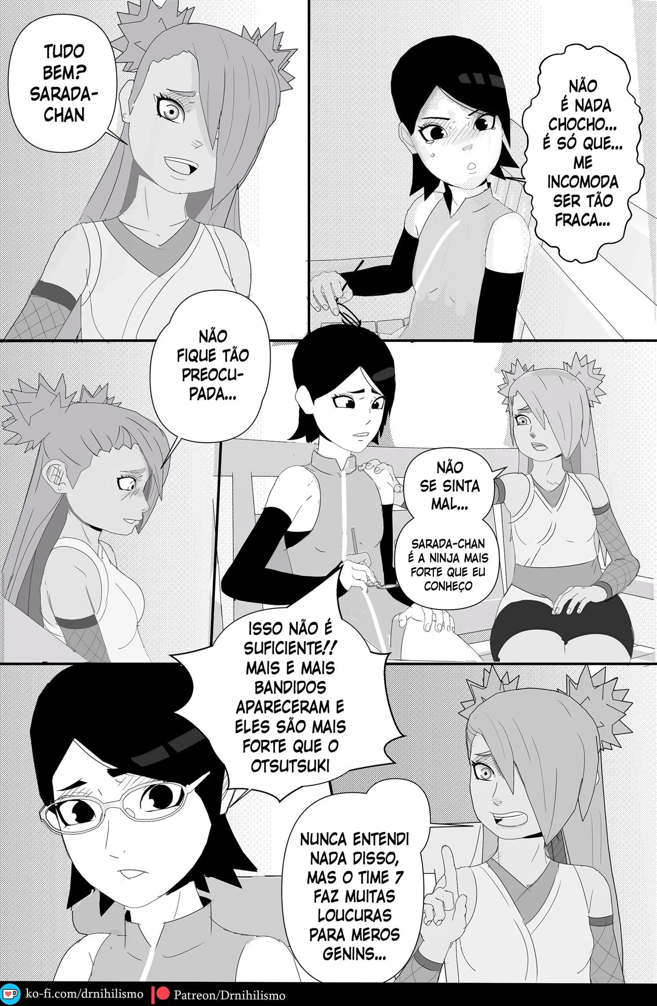 Sarada e seu Mangekyo Sharingan: A piranha bucetuda do clã Uchiha” em Hentai HQ