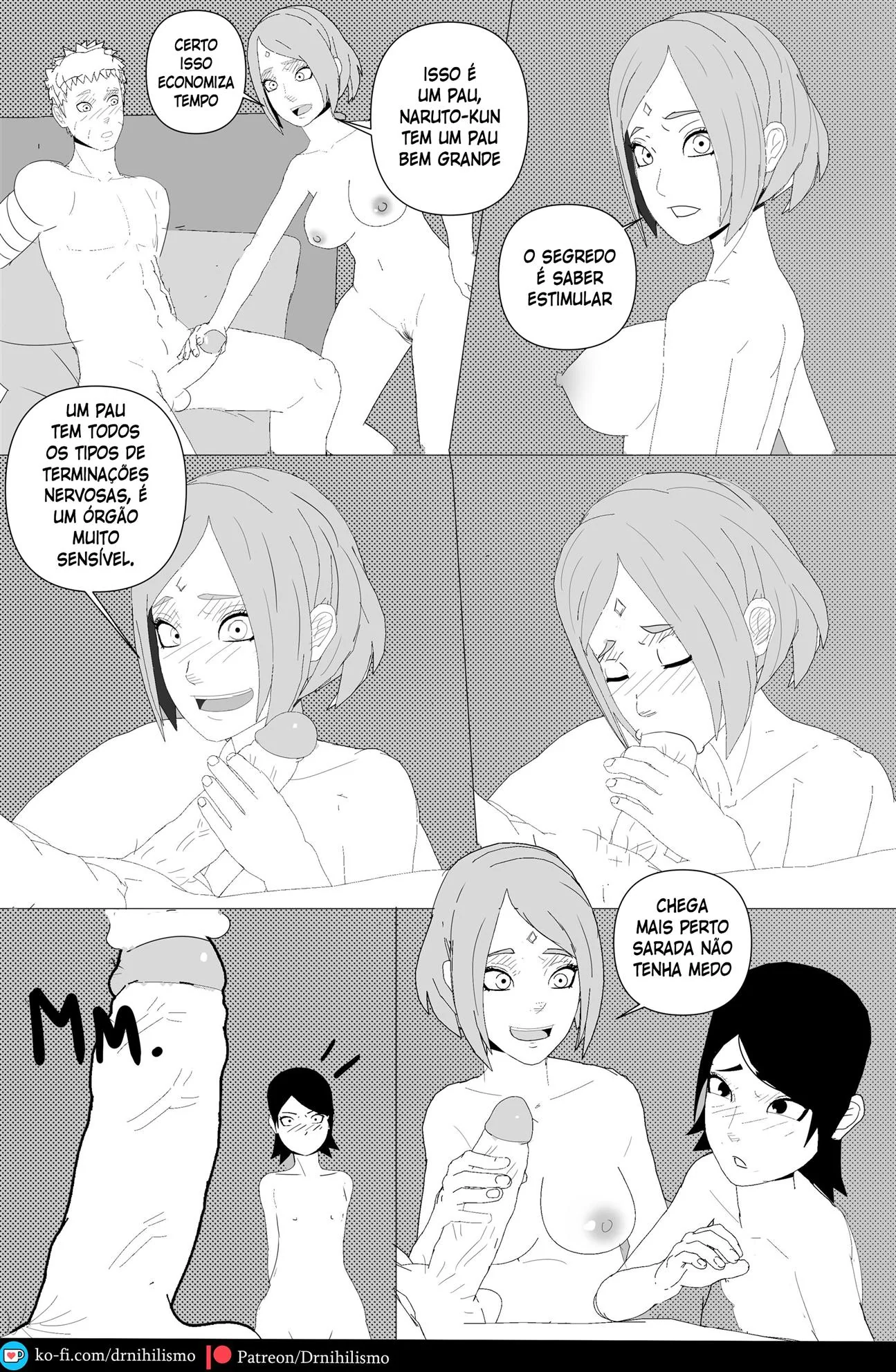 Sarada e seu Mangekyo Sharingan: A piranha bucetuda do clã Uchiha” em Hentai HQ