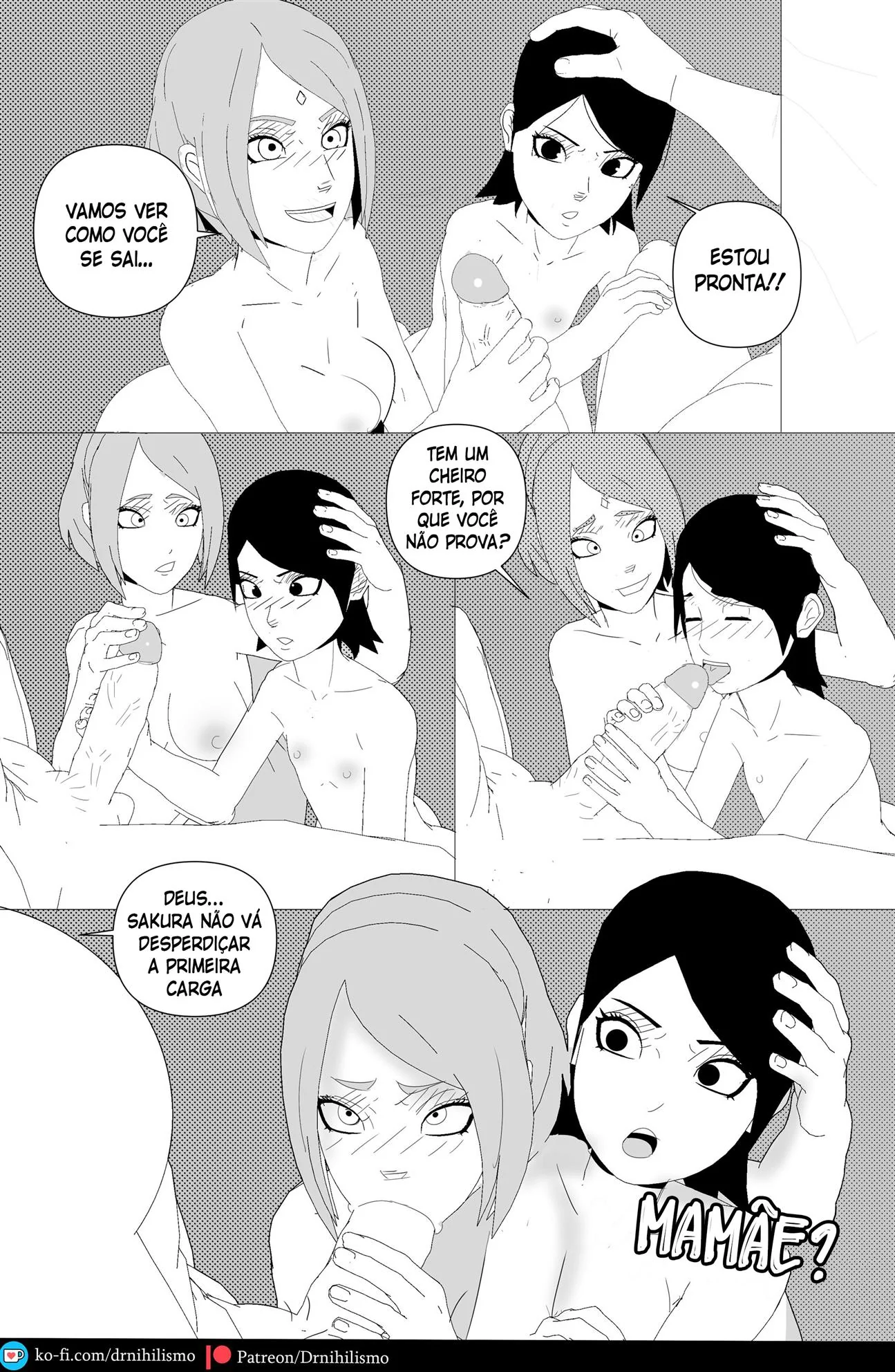 Sarada e seu Mangekyo Sharingan: A piranha bucetuda do clã Uchiha” em Hentai HQ