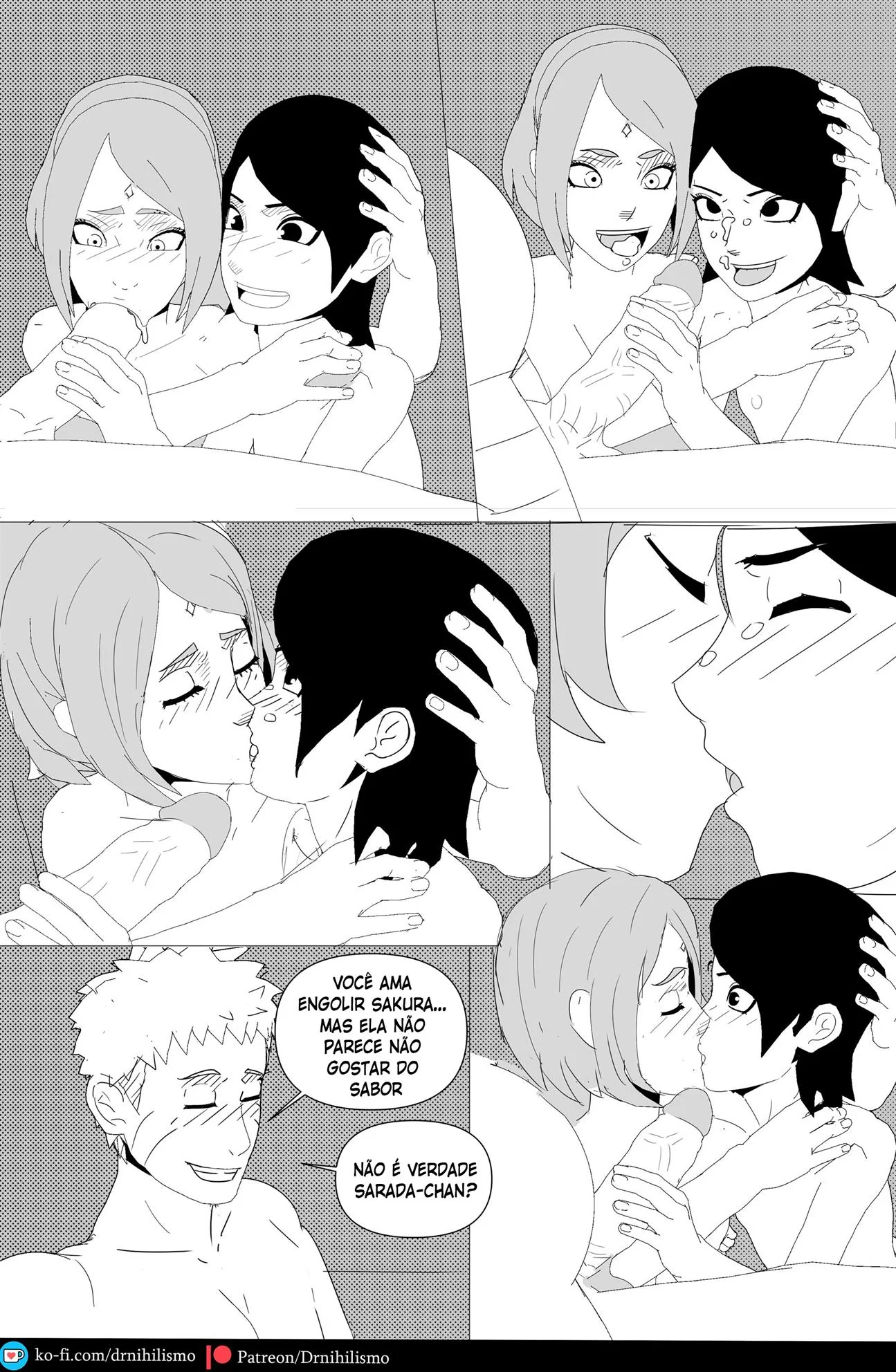 Sarada e seu Mangekyo Sharingan: A piranha bucetuda do clã Uchiha” em Hentai HQ