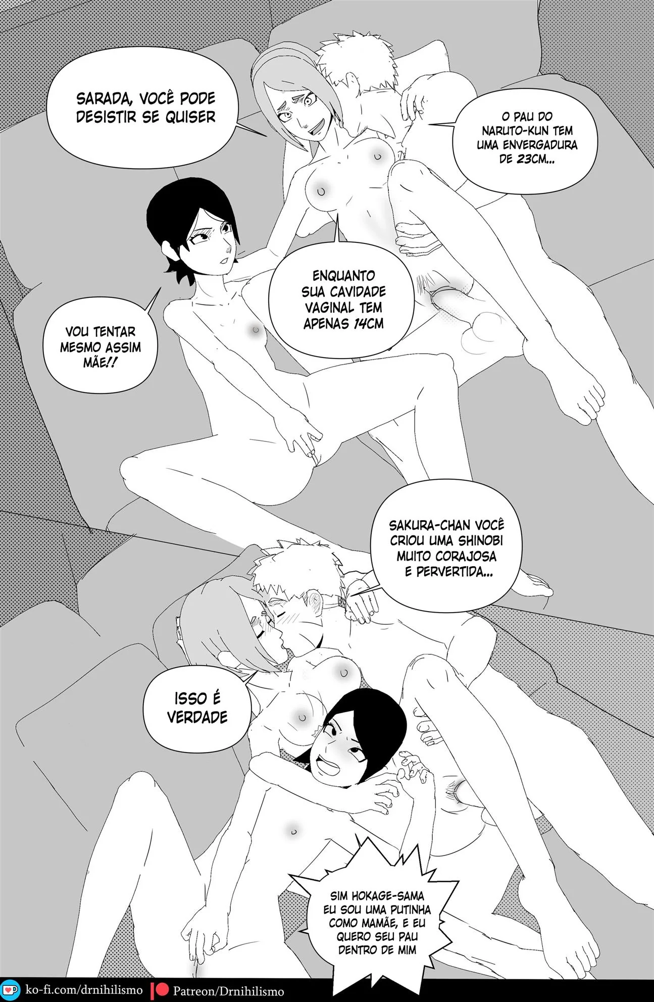 Sarada e seu Mangekyo Sharingan: A piranha bucetuda do clã Uchiha” em Hentai HQ