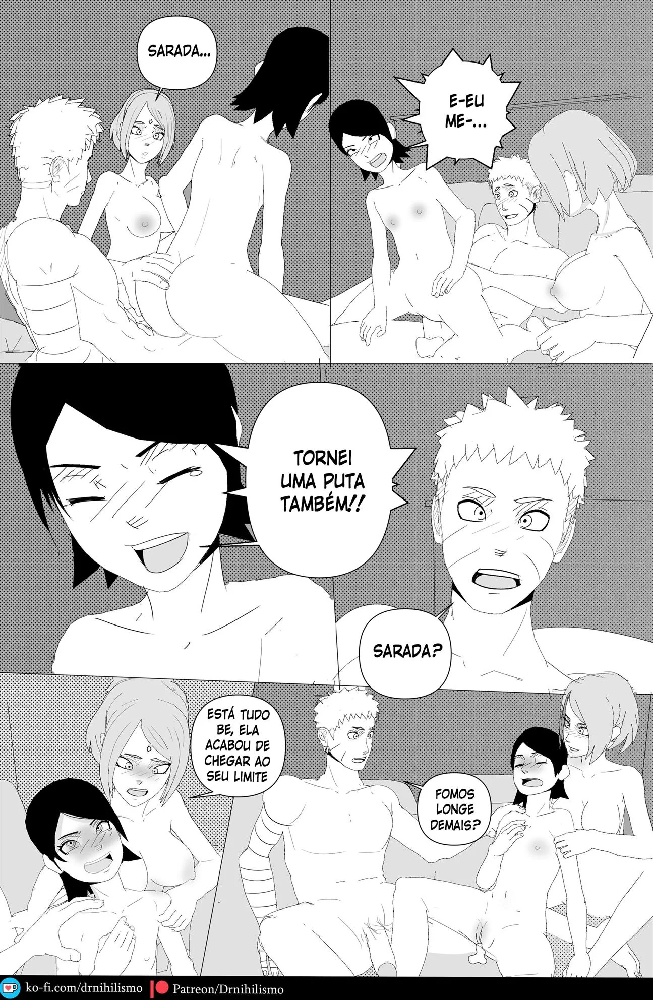 Sarada e seu Mangekyo Sharingan: A piranha bucetuda do clã Uchiha” em Hentai HQ