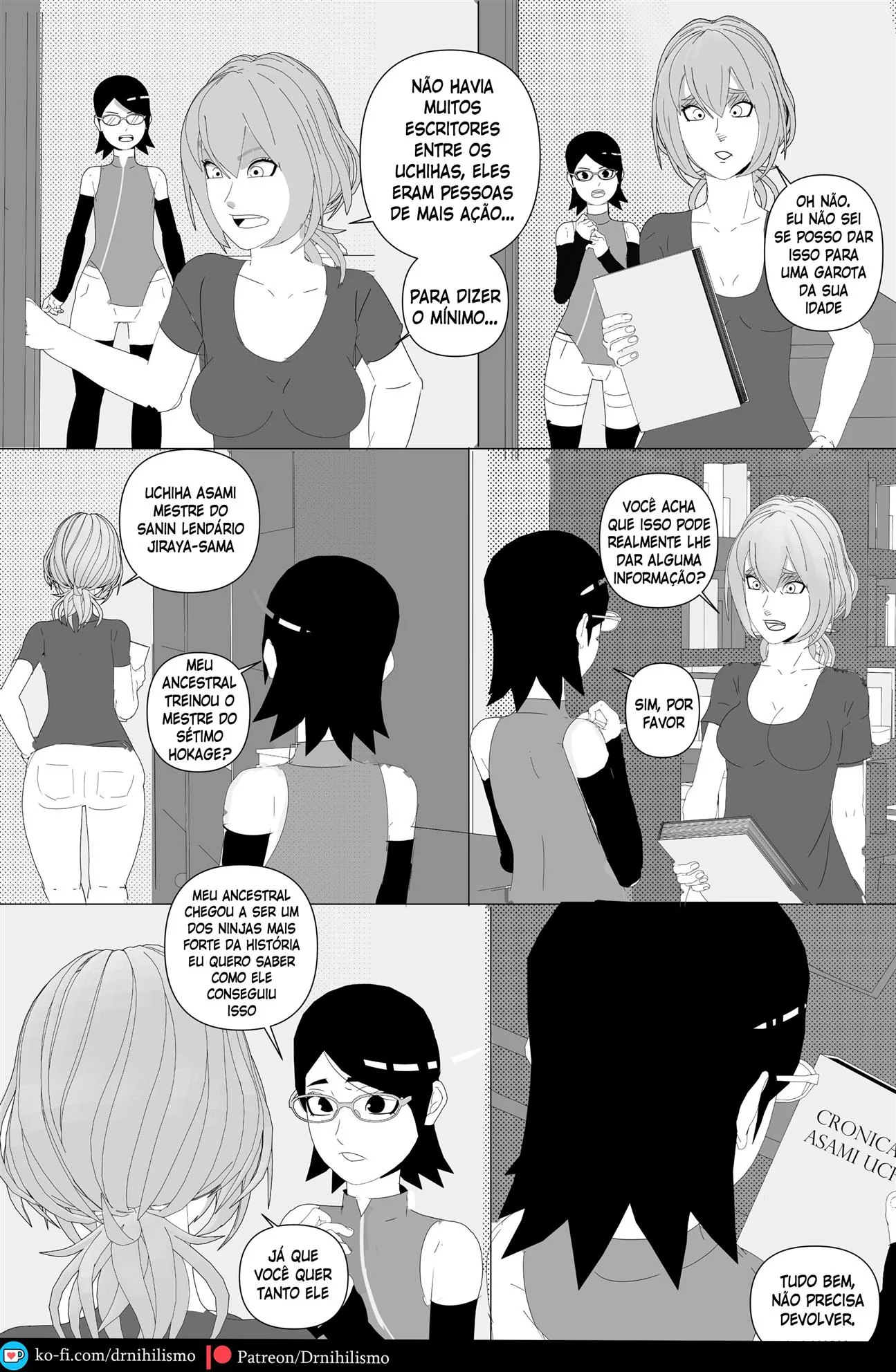 Sarada e seu Mangekyo Sharingan: A piranha bucetuda do clã Uchiha” em Hentai HQ
