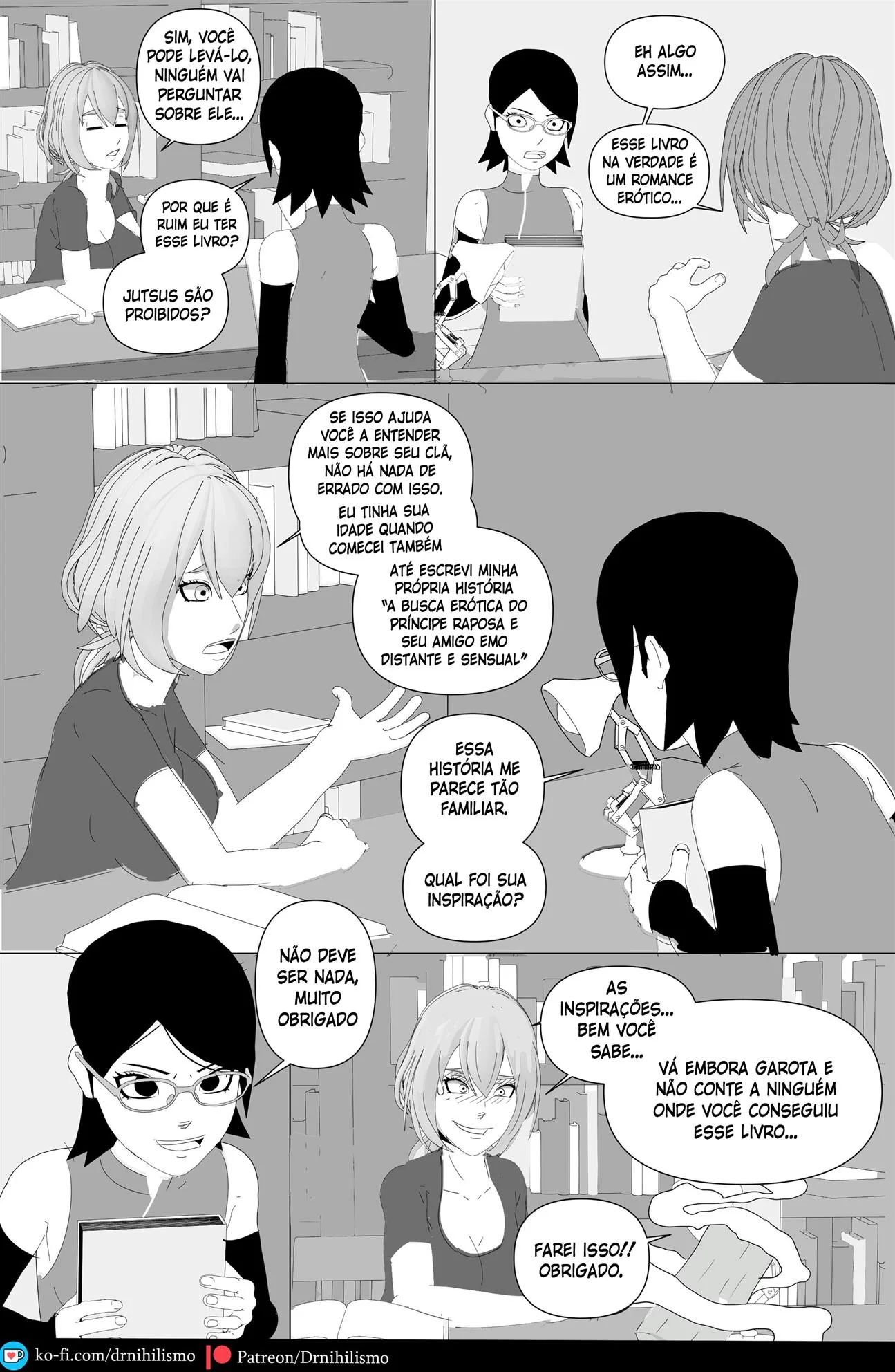 Sarada e seu Mangekyo Sharingan: A piranha bucetuda do clã Uchiha” em Hentai HQ