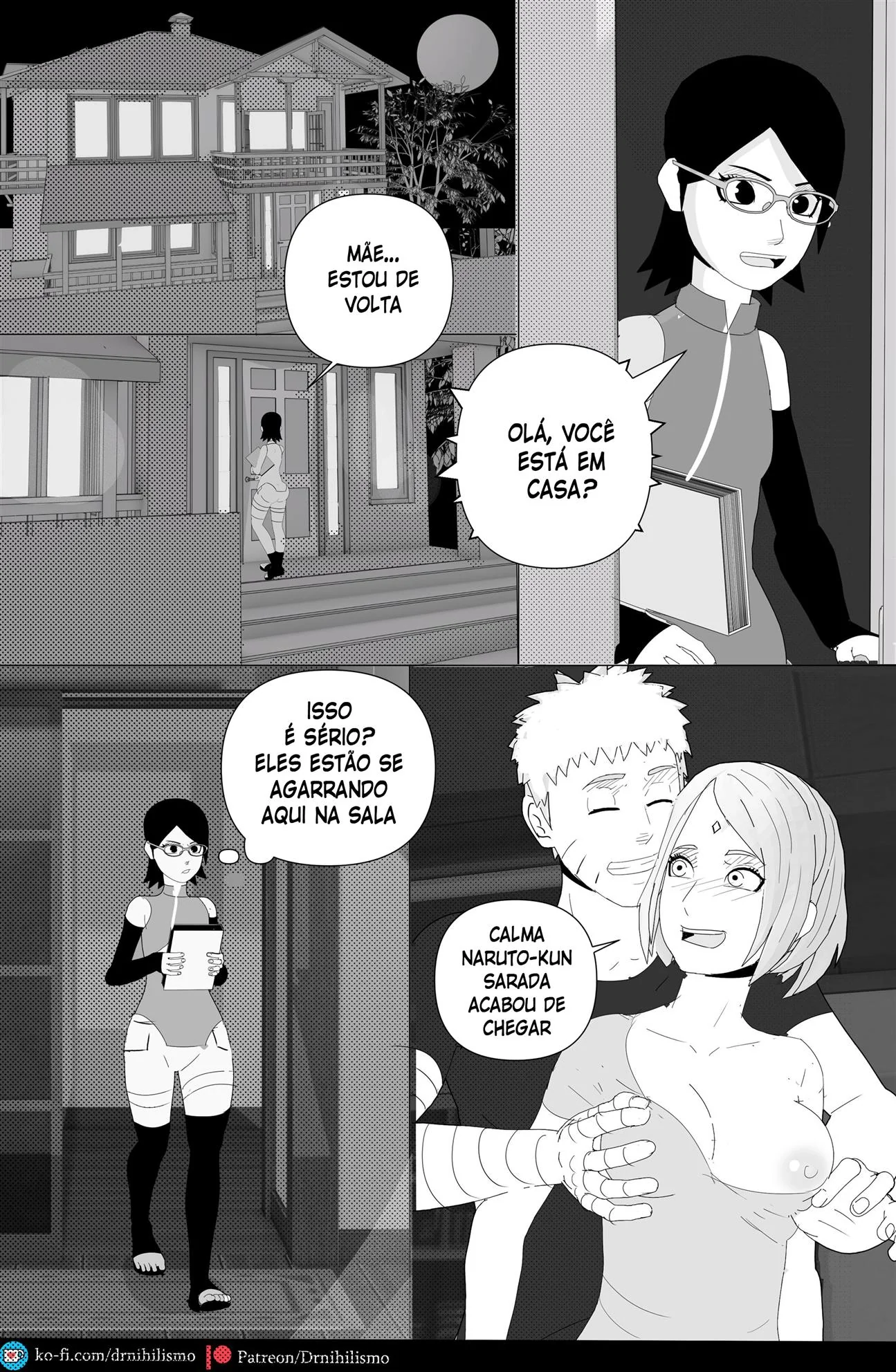 Sarada e seu Mangekyo Sharingan: A piranha bucetuda do clã Uchiha” em Hentai HQ