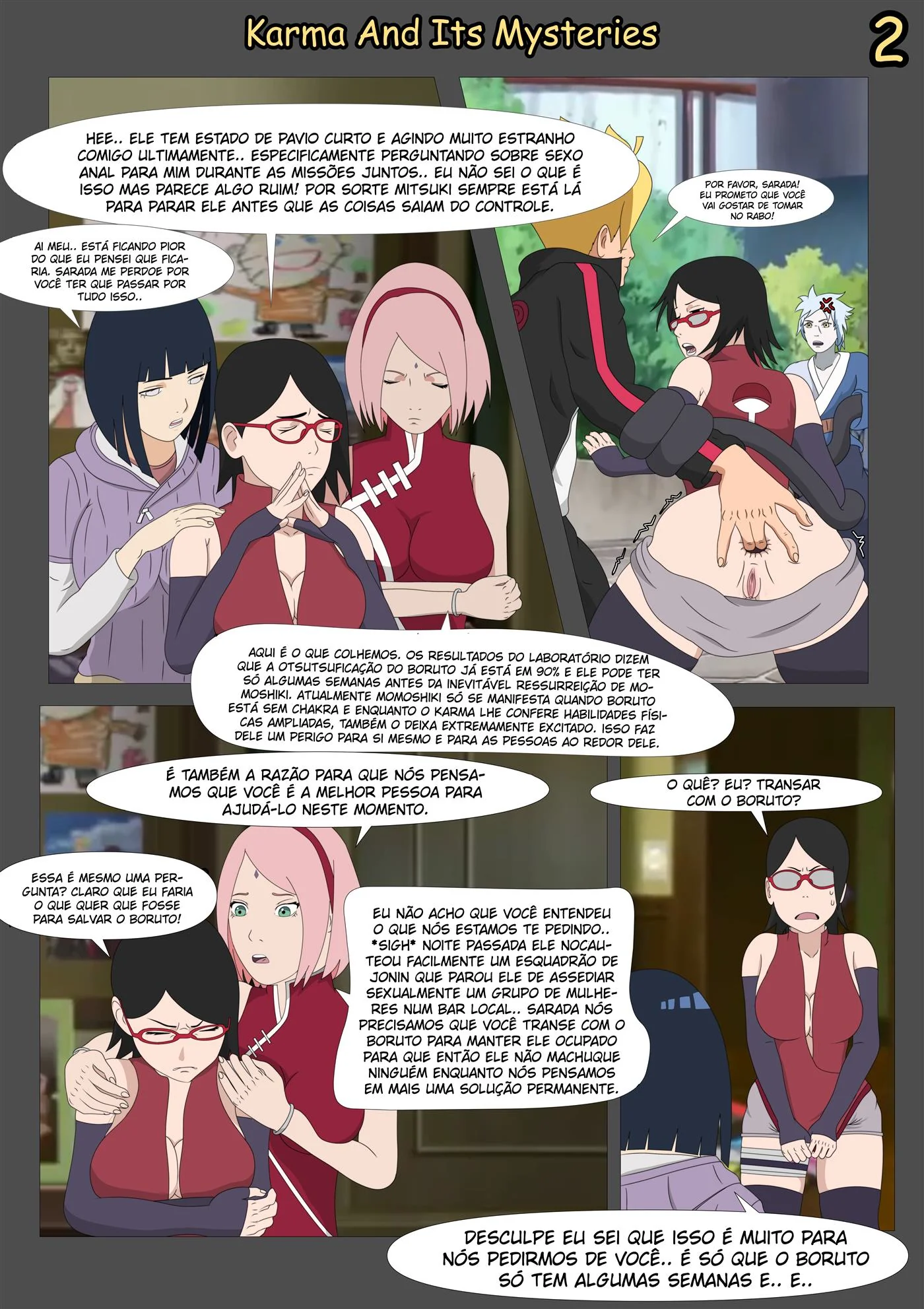 Boruto: O karma da pica de Boruto VL.1 – Em HQ Brasileiro
