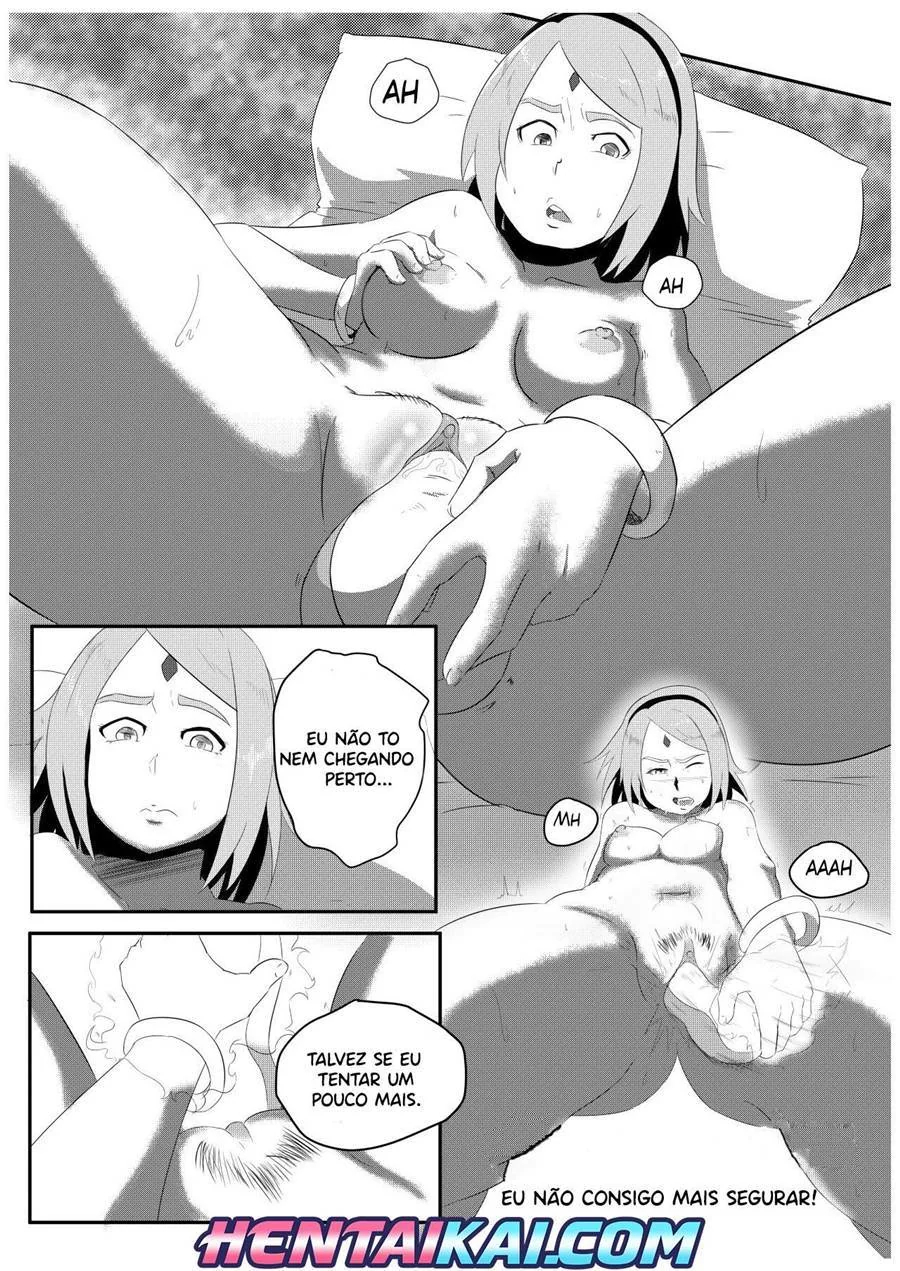 Boruto Pornô: Sakura e Sarada em um Incesto Lésbico Imperdível – HQ Brasileiro