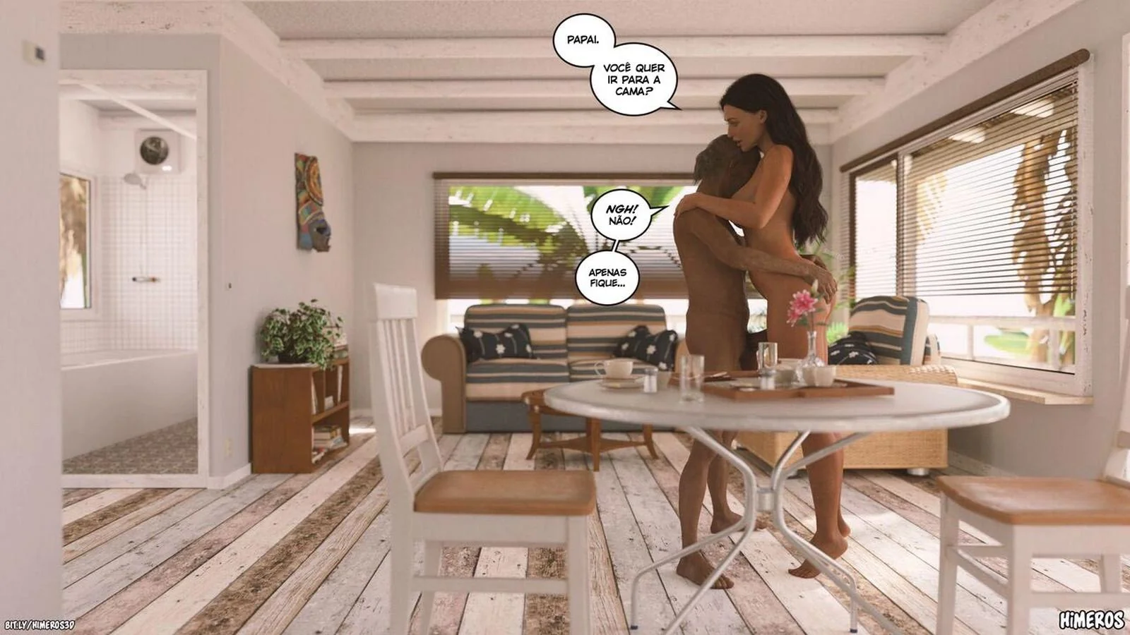 Linda piranha se entrega ao pai com pica enorme em hentai hq brasileiro