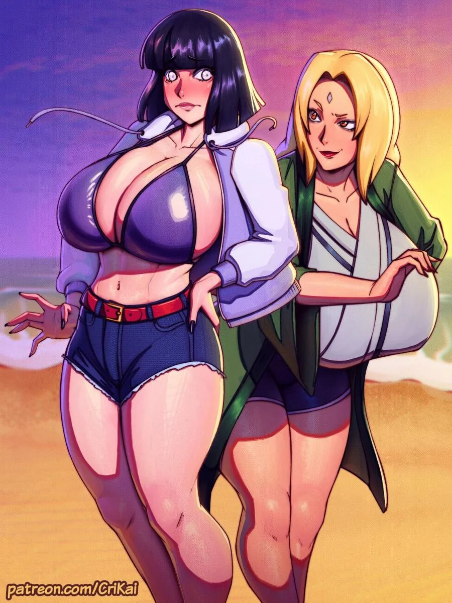 Naruto – A Putaria Proibida entre Shizune, Tsunade e Jiraiya em Hentai HQ Brasileiro