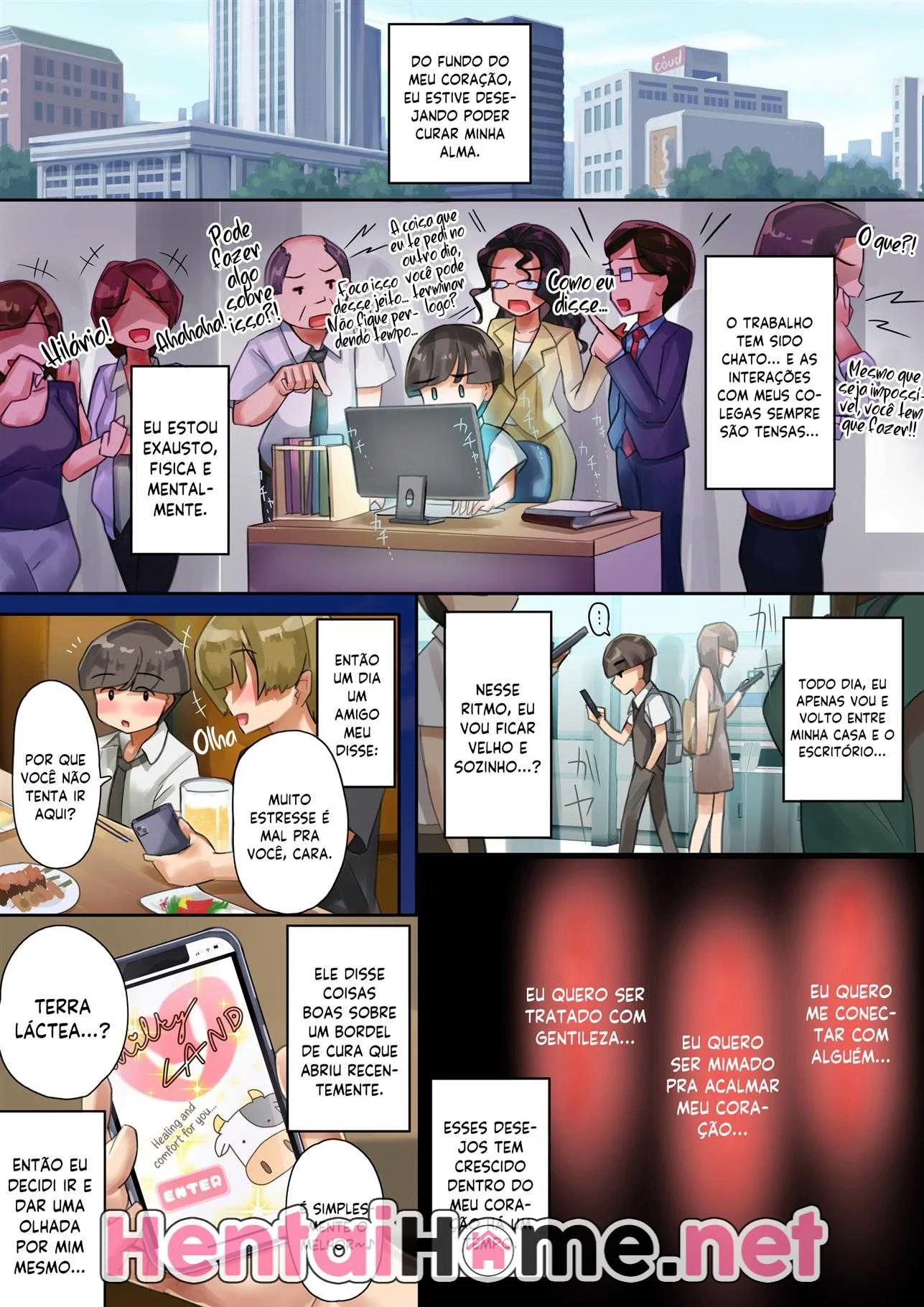 Peitudas Safadas: Cabaré das Tetas Grandes em Hentai HQ Brasileiro!
