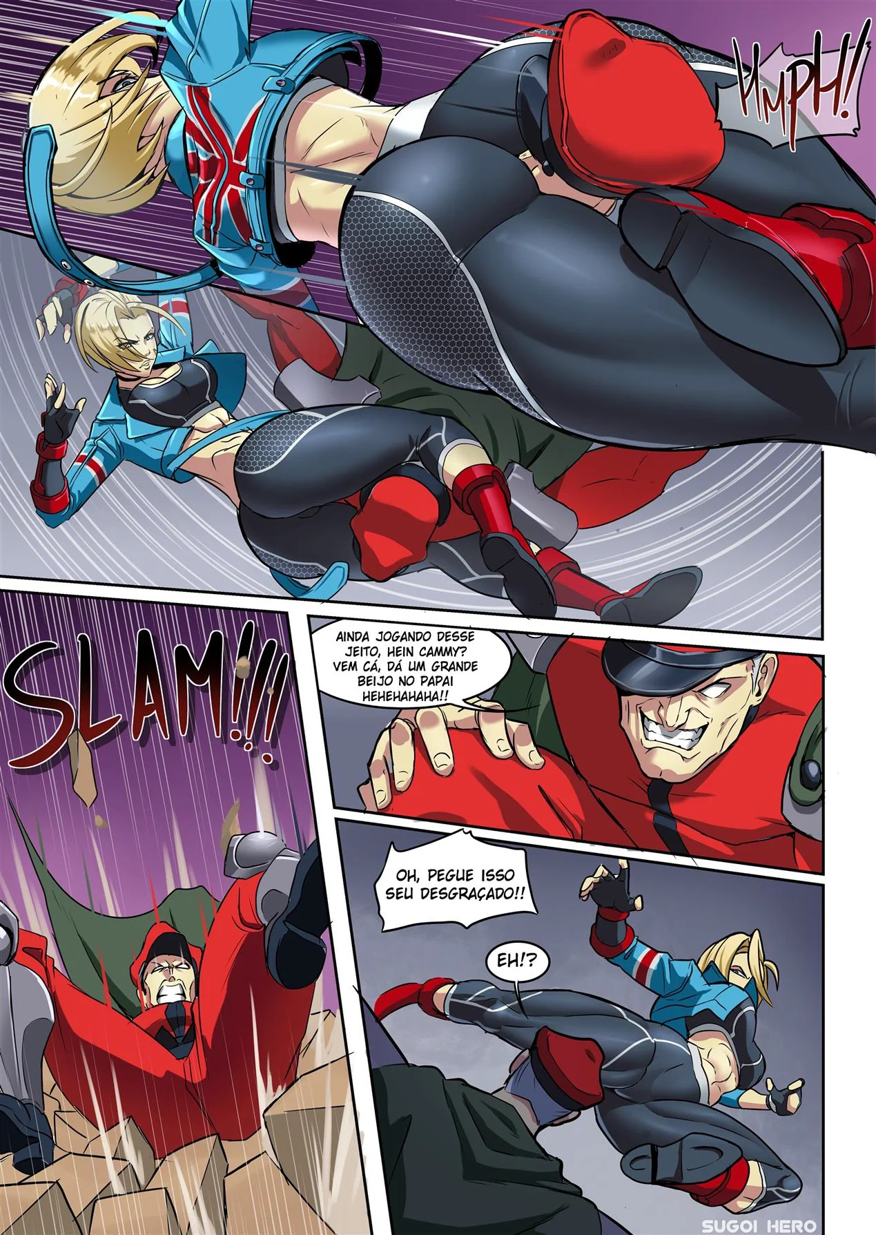 Cammy versus Bison: A Dominação da Piranha Gostosa em Hentai HQ Brasileiro