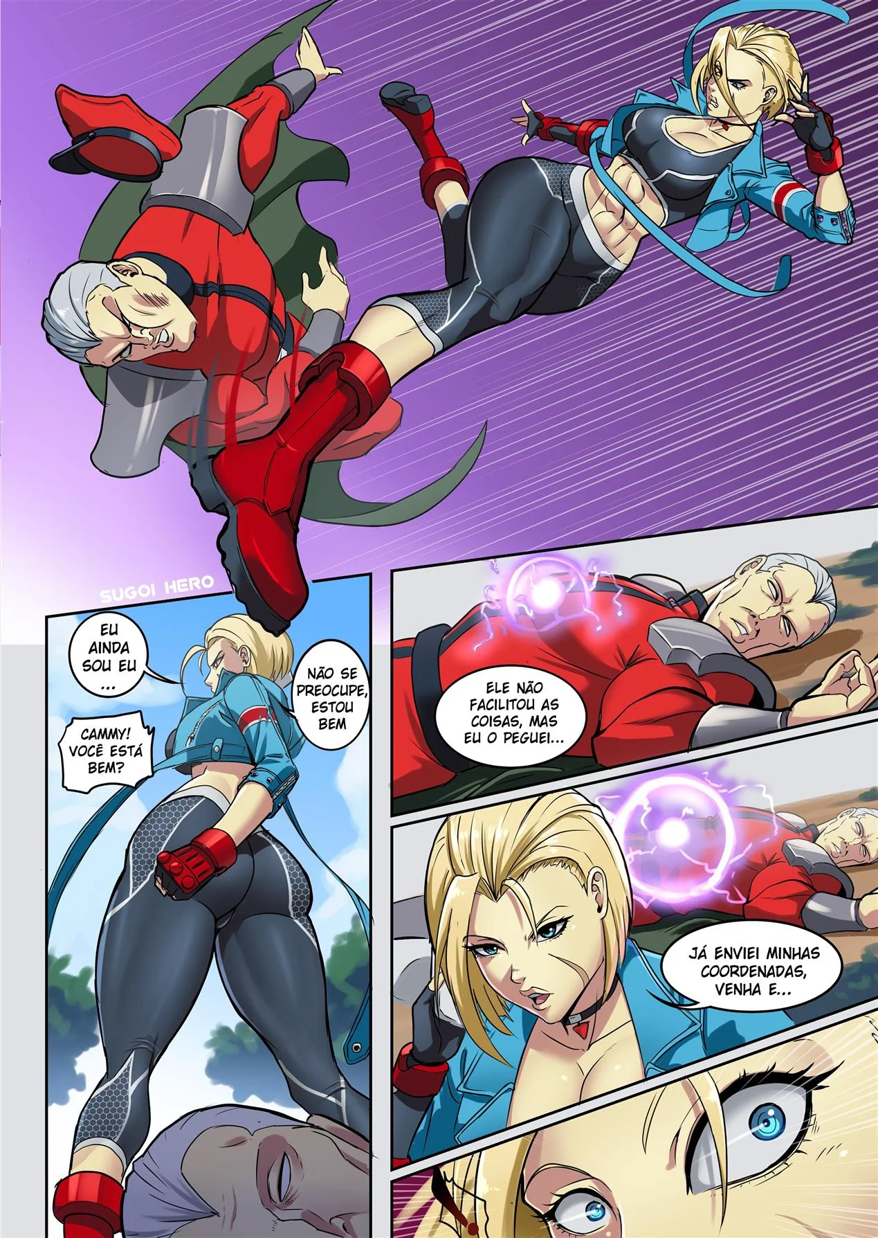 Cammy versus Bison: A Dominação da Piranha Gostosa em Hentai HQ Brasileiro