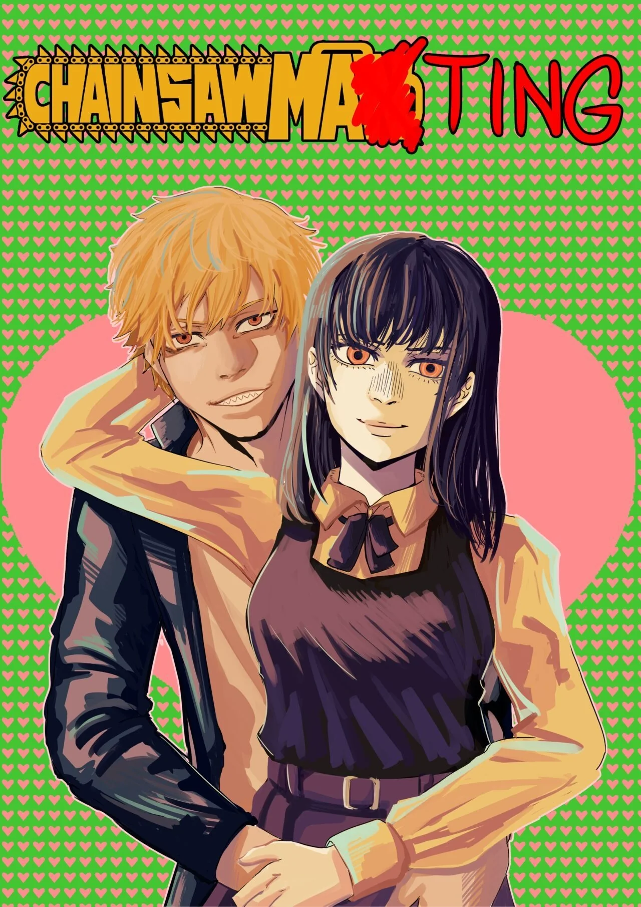 Chainsaw Man: Acasalamento Com Motosserra – Piranha Asa Mitaka encara a rola gigante de Denji em um hentai HQ brasileiro!