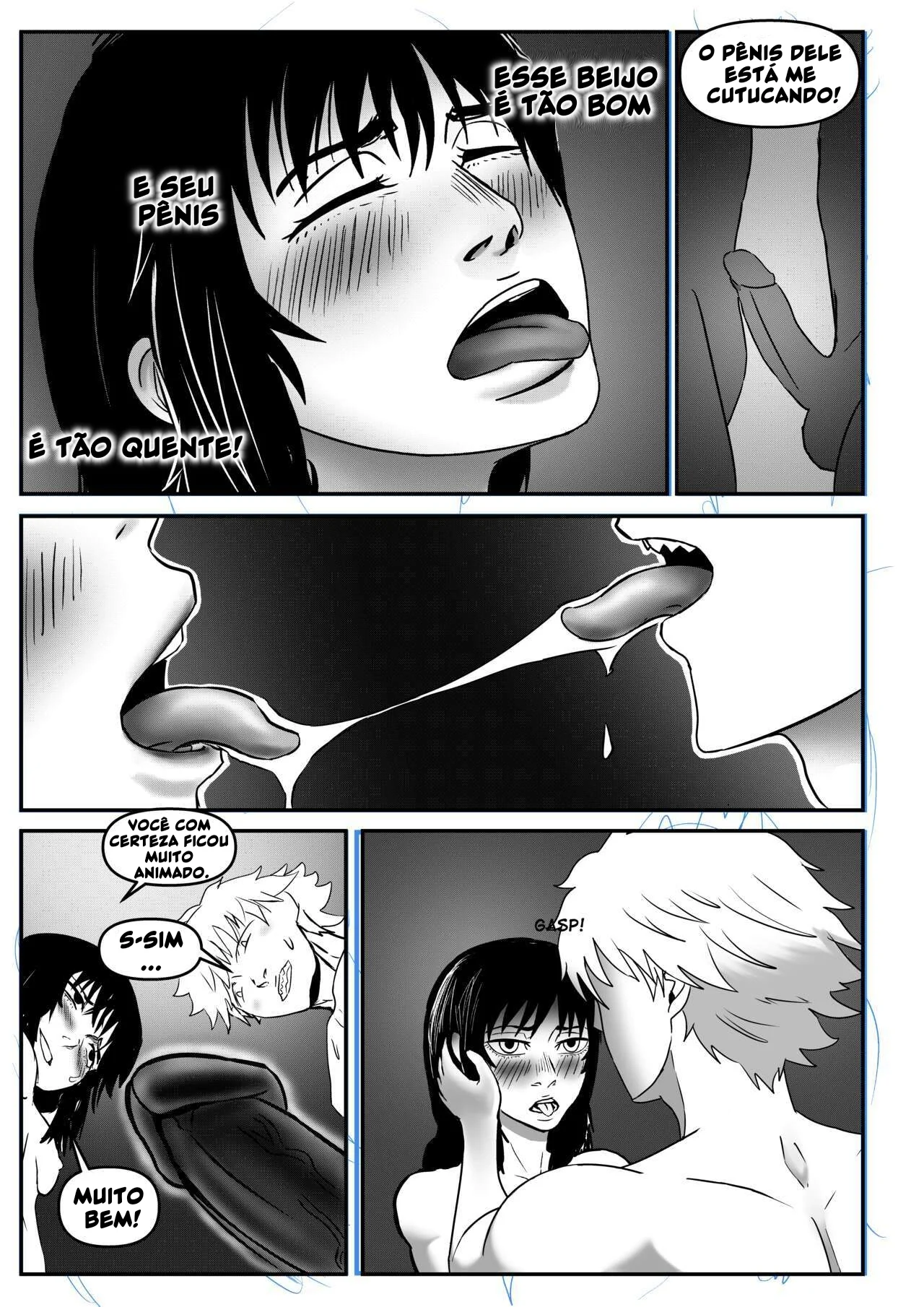 Chainsaw Man: Acasalamento Com Motosserra – Piranha Asa Mitaka encara a rola gigante de Denji em um hentai HQ brasileiro!