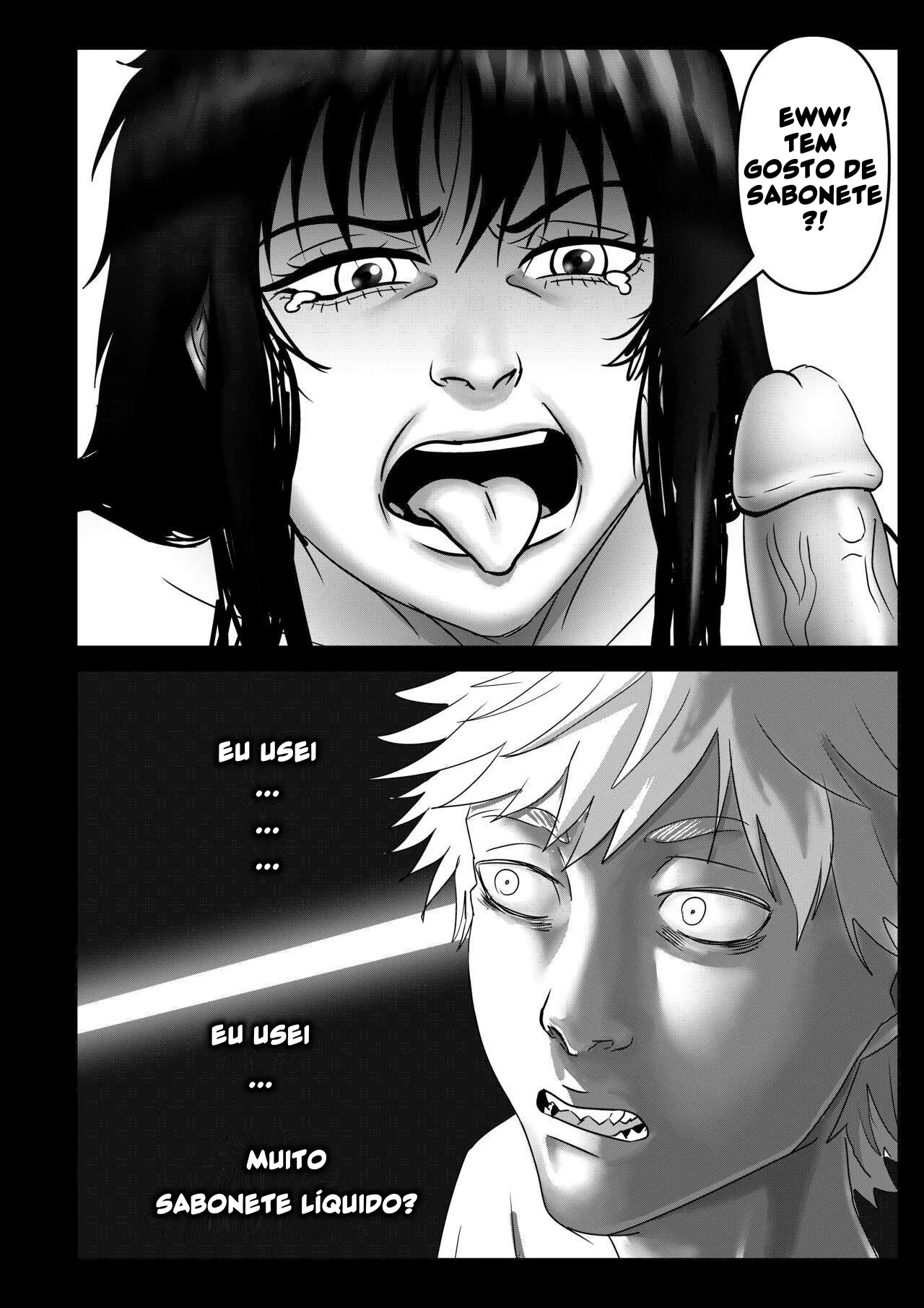 Chainsaw Man: Acasalamento Com Motosserra – Piranha Asa Mitaka encara a rola gigante de Denji em um hentai HQ brasileiro!