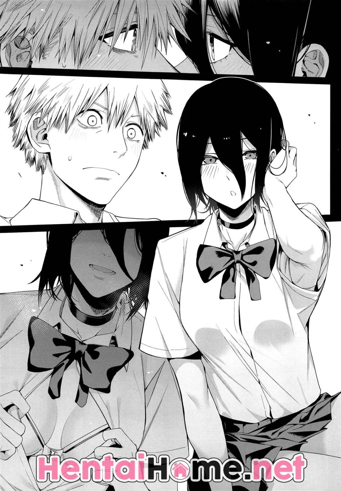 Descobertas na Escola: Makima e Denji Exploram seus Desejos Sexuais em Hentai HQ Brasileiro