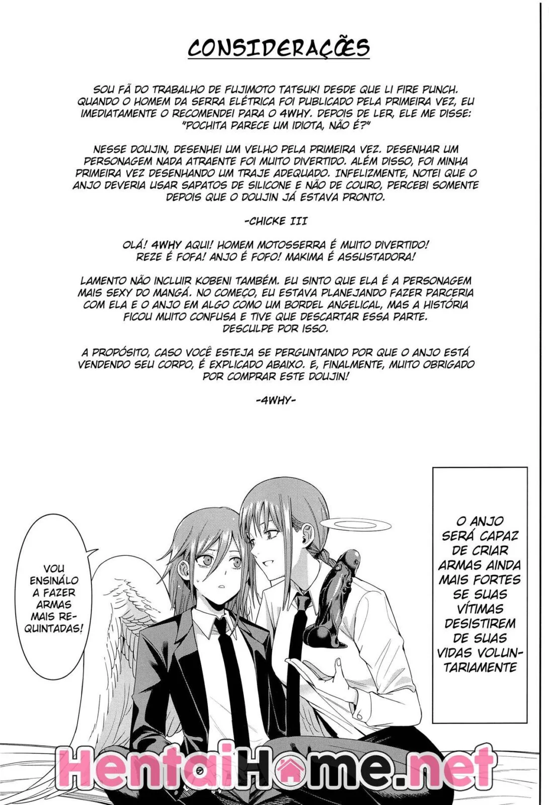 Descobertas na Escola: Makima e Denji Exploram seus Desejos Sexuais em Hentai HQ Brasileiro