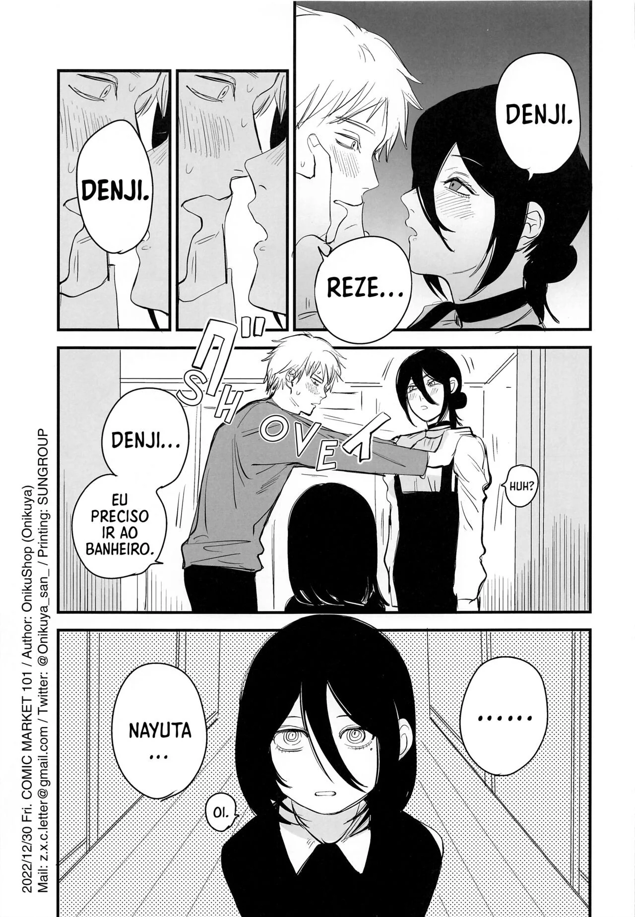 Chainsaw Man Hentai: Denji x Reze – Reze sentando na piroca do Denji em Hentai HQ Brasileiro