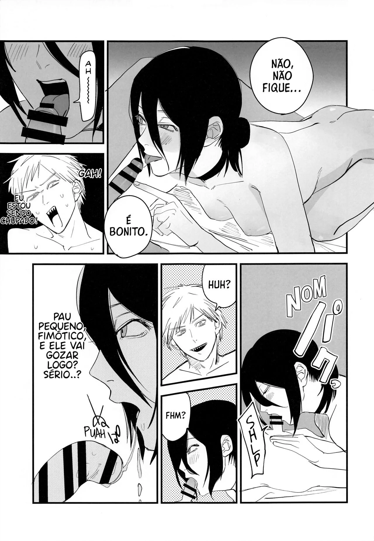 Chainsaw Man Hentai: Denji x Reze – Reze sentando na piroca do Denji em Hentai HQ Brasileiro