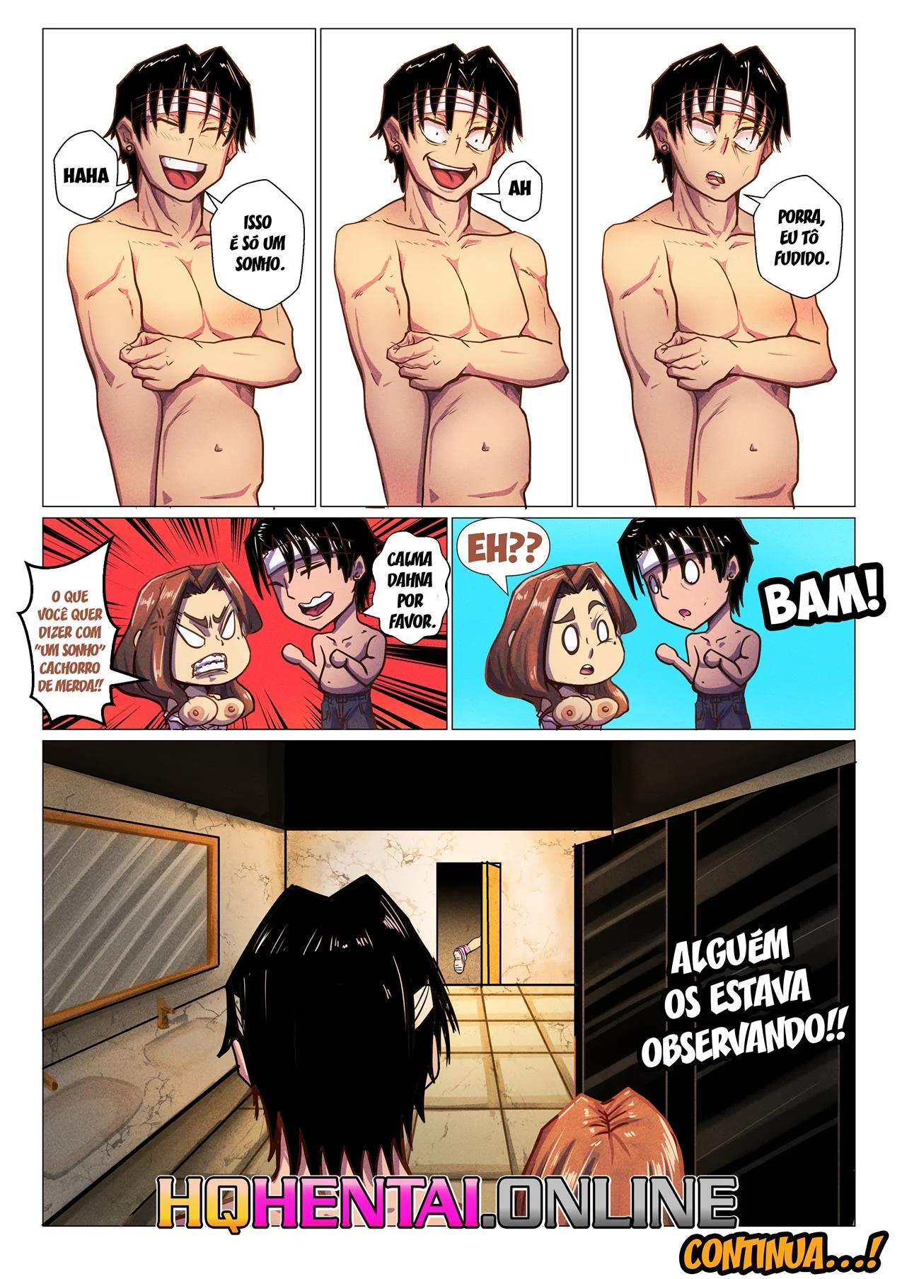 Fodendo a Piranha da Escola – A chance de trepar com Dahna Bellenew em hq Hentai Brasileiro