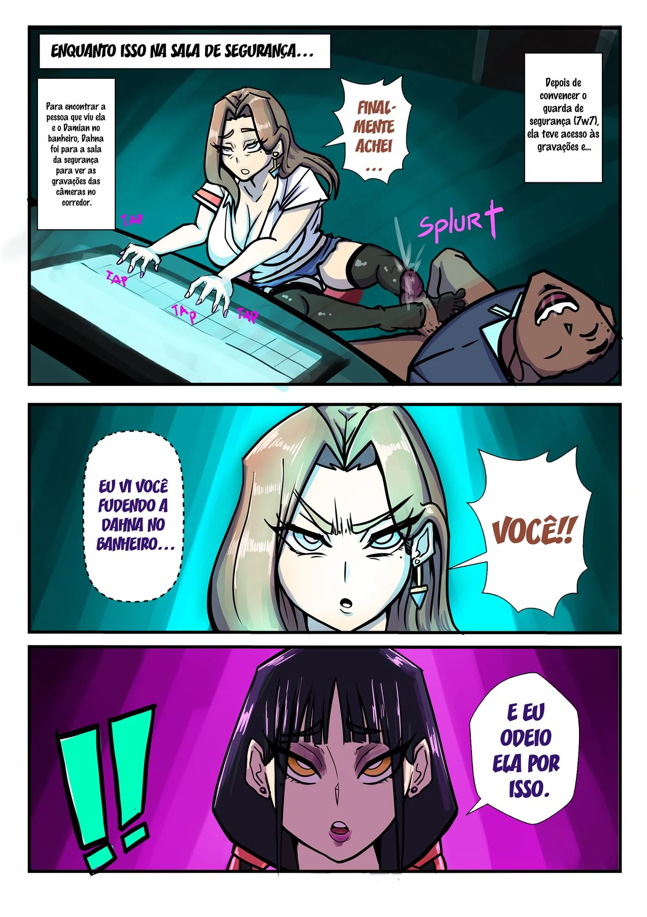 O Nerd Sortudo e a Piranha da Escola – Hentai HQ Brasileiro