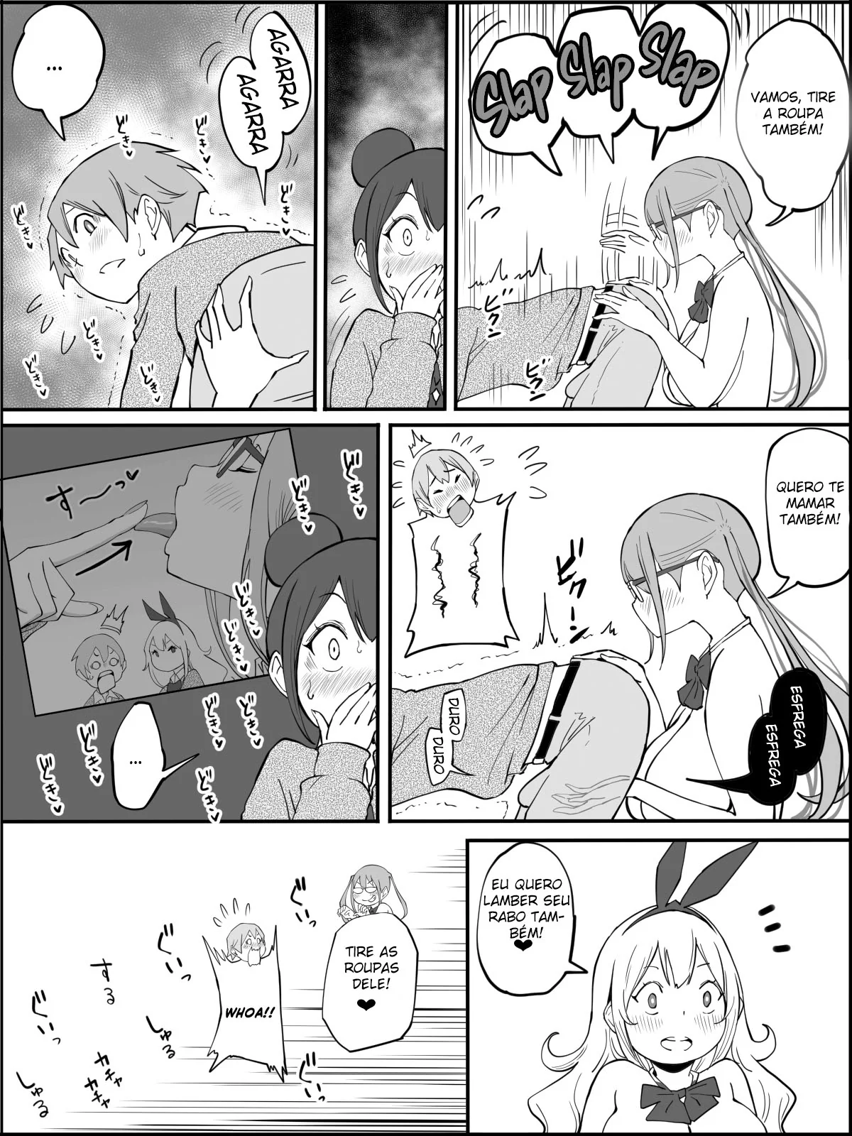 O Harém do Sortudo: Aventuras Escaldantes em Hentai HQ Brasileiro