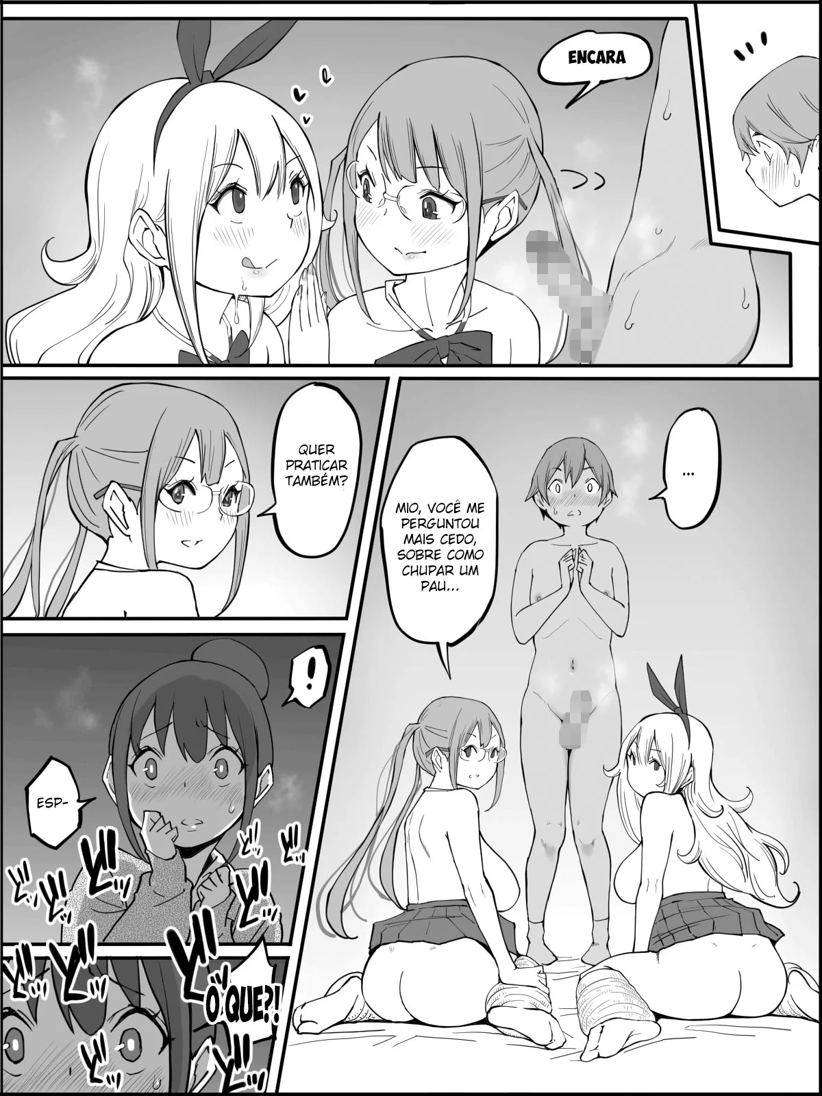 O Harém do Sortudo: Aventuras Escaldantes em Hentai HQ Brasileiro