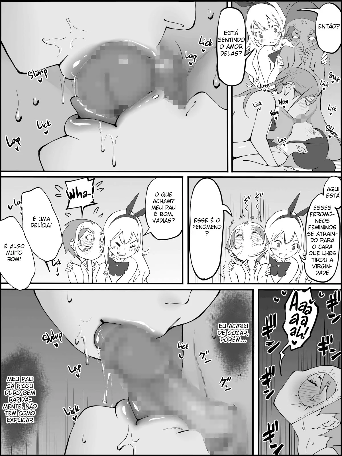 O Harém do Sortudo: Aventuras Escaldantes em Hentai HQ Brasileiro