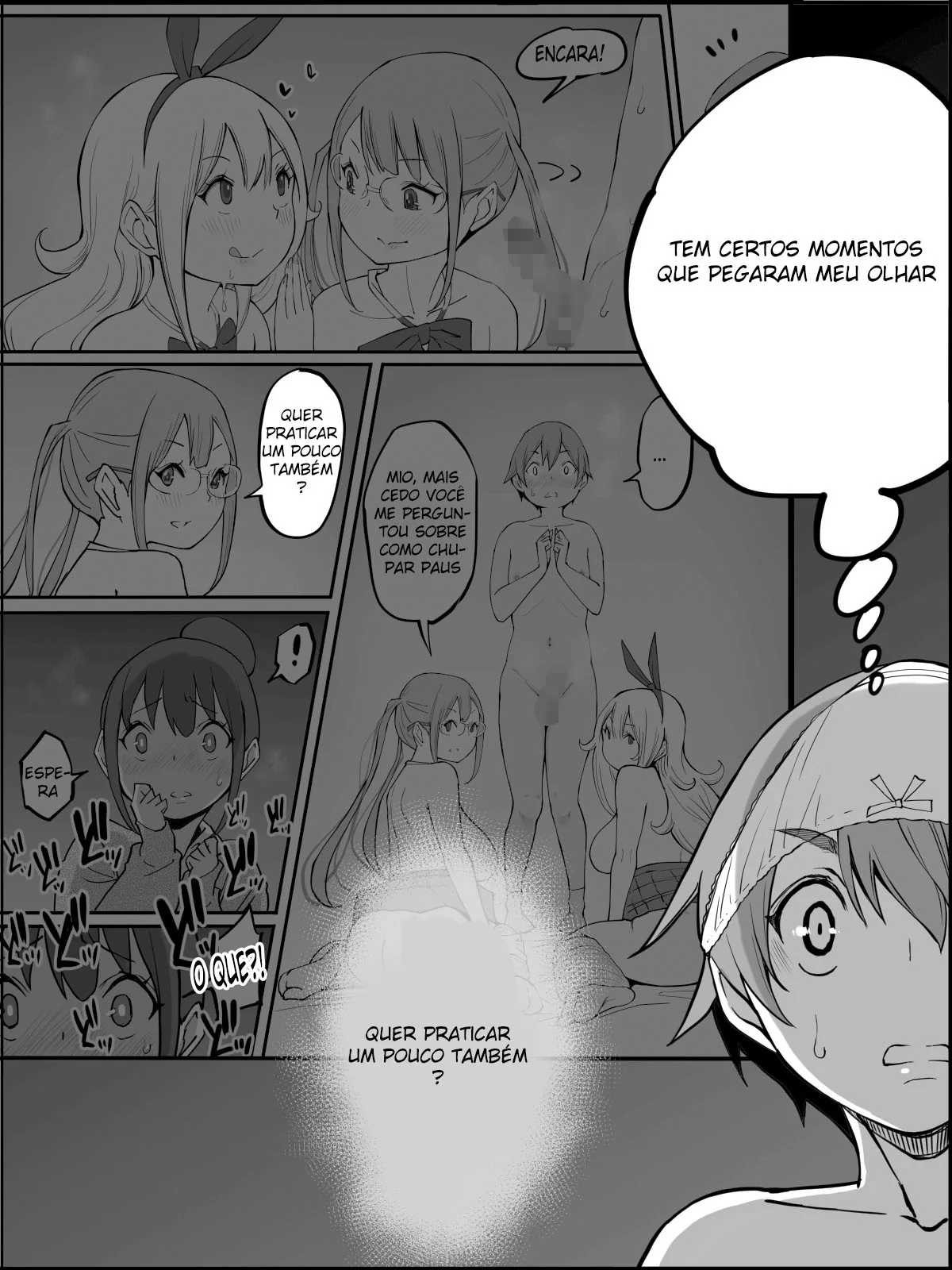 O Harém do Sortudo: Aventuras Escaldantes em Hentai HQ Brasileiro