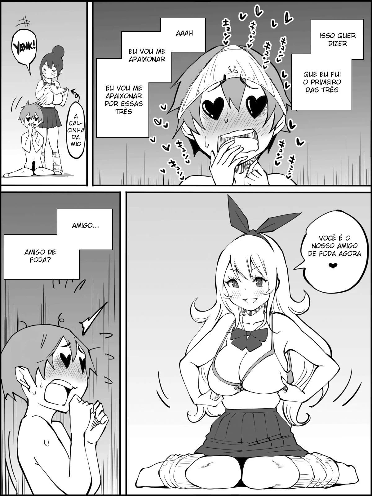 O Harém do Sortudo: Aventuras Escaldantes em Hentai HQ Brasileiro